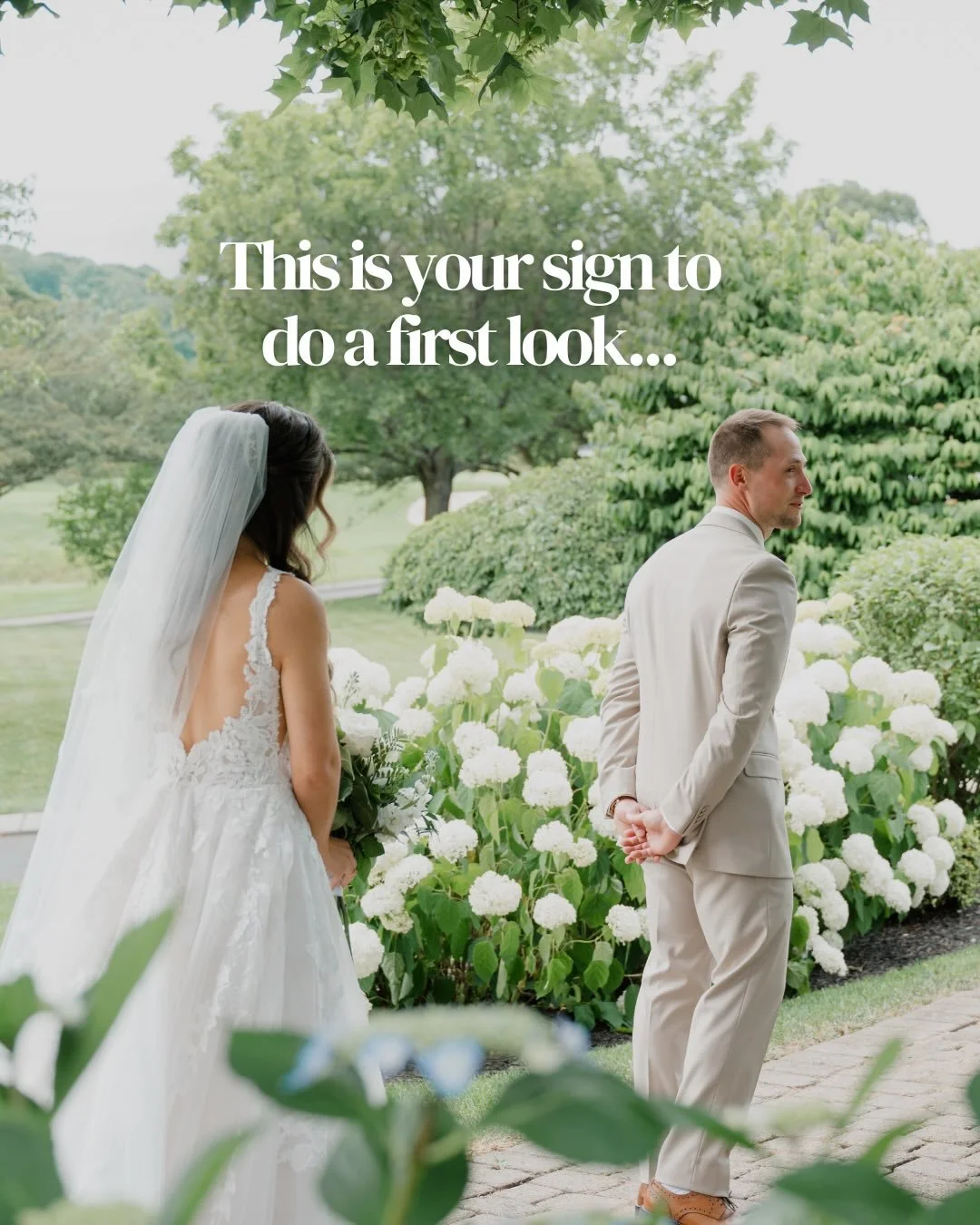 Brides, are you doing a #firstlook?💍🤭

Consider these moments captured by @foxandveil for our bride @_kellymabry, your inspiration.

Gown: 66163SD @bylillianwest

#WeddingInspiration #BridalMoments #WeddingDress