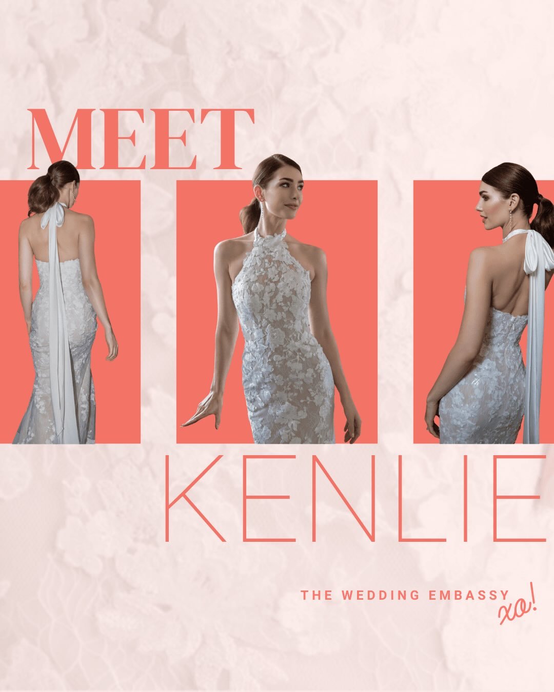 Calm down&hellip; this might be the dress. 🤍✨

If your bridal vibe is inspired by Selena Gomez, this one is calling your name.

Serving effortless glam and modern romance, Kenlie by @watters was made for the bride who wants her main-character moment