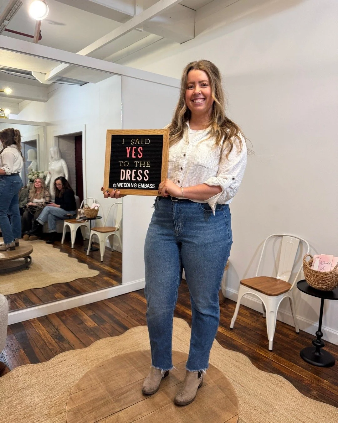 It&rsquo;s official: @mattielloa said YES to her dress!💍💖

We couldn&rsquo;t be more excited that Alexa found the dress of her dreams! 

Ready to start your dress shopping journey? Drop your wedding date below, and we will send a link to book! ✨

#