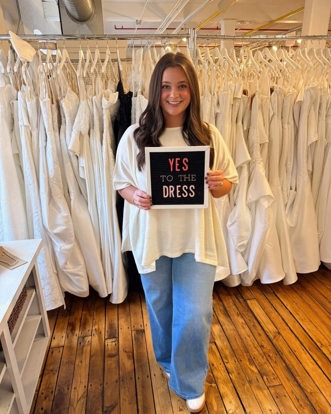 TAKE THIS AS YOUR SIGN TO BOOK YOUR APPOINTMENT!👏

The perfect gown is waiting for you, and it&rsquo;s time to make it yours.

Let&rsquo;s find your dress! Comment BOOK for a link to an appointment.💍✨

Bride @madisonbahre

#bridalshop #isaidyes #en