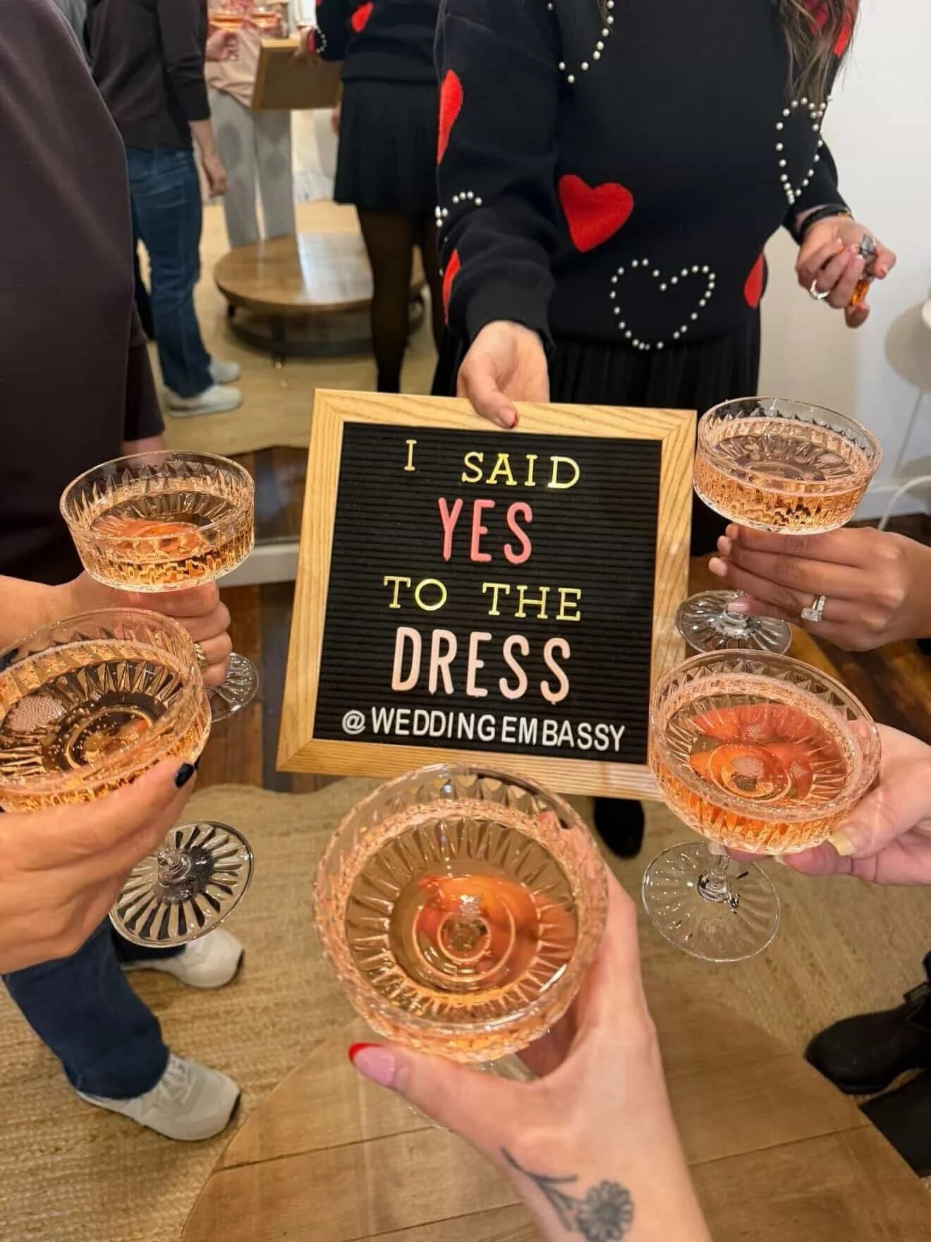 If you aren&rsquo;t popping some bubbly at your appointment, you&rsquo;re doing it wrong! 🍾 

Once-in-a-lifetime moments deserve all the sparkle, laughter, and joy. ✨

Do you want to toast to your &ldquo;yes&rdquo; moment? Drop a 🥂 and let us know!