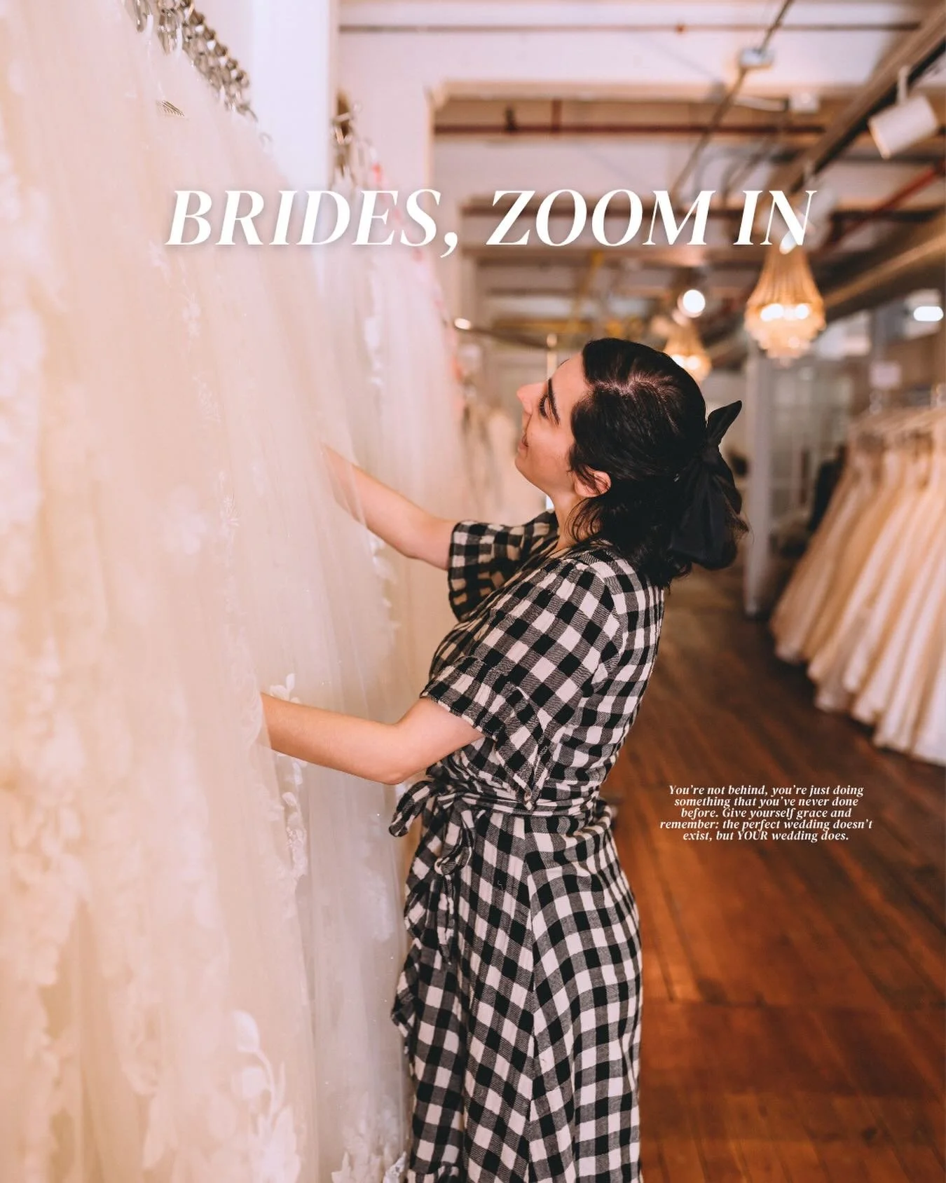 Planning a wedding isn&rsquo;t about perfection; it&rsquo;s about creating a day that feels like you, and the same goes for your dress.

The one that makes you pause. The one that feels effortless. The one that feels like you the moment you put it on