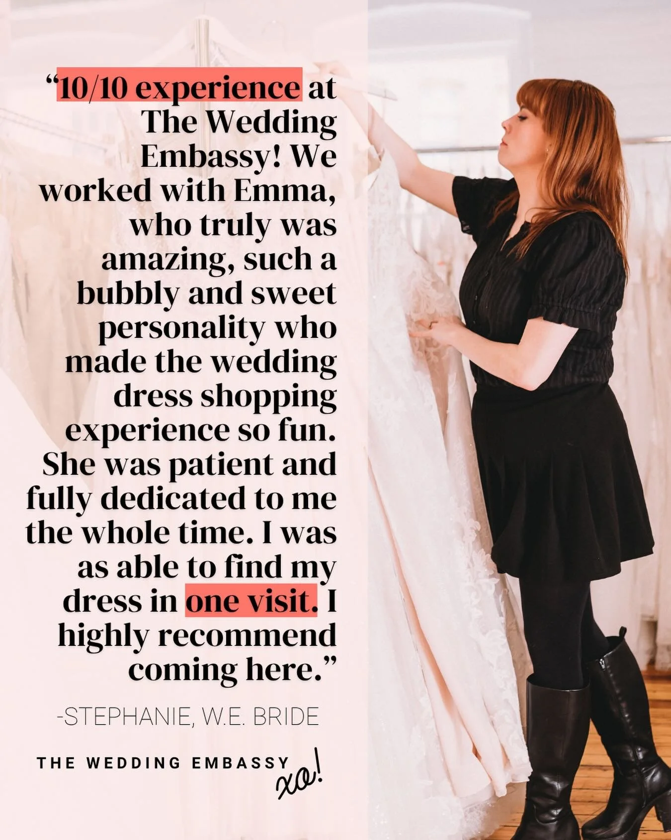 Your stylist makes all the difference! 🤍

We can say that our team truly knows how to make every bride feel seen, supported, and confident from the very first appointment.

Come experience it for yourself! Comment YES for a link to book your appoint