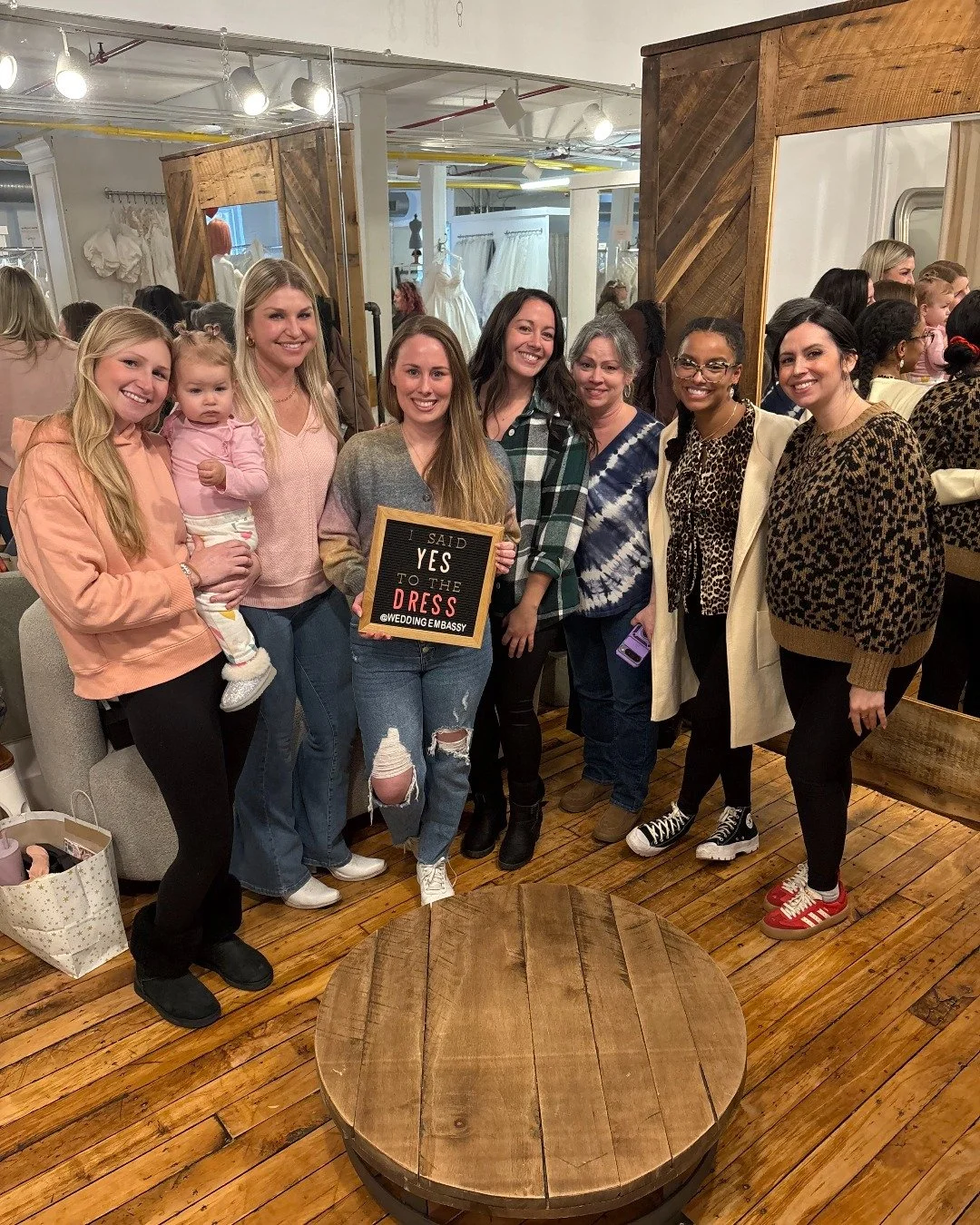 Planning a wedding on a shorter timeline than expected? 👀

W.E. bride, @dylanrose777, came in feeling stressed about dress shopping with just 6 months to go, but left with the dress and a huge sense of relief. 

That&rsquo;s the kind of experience w