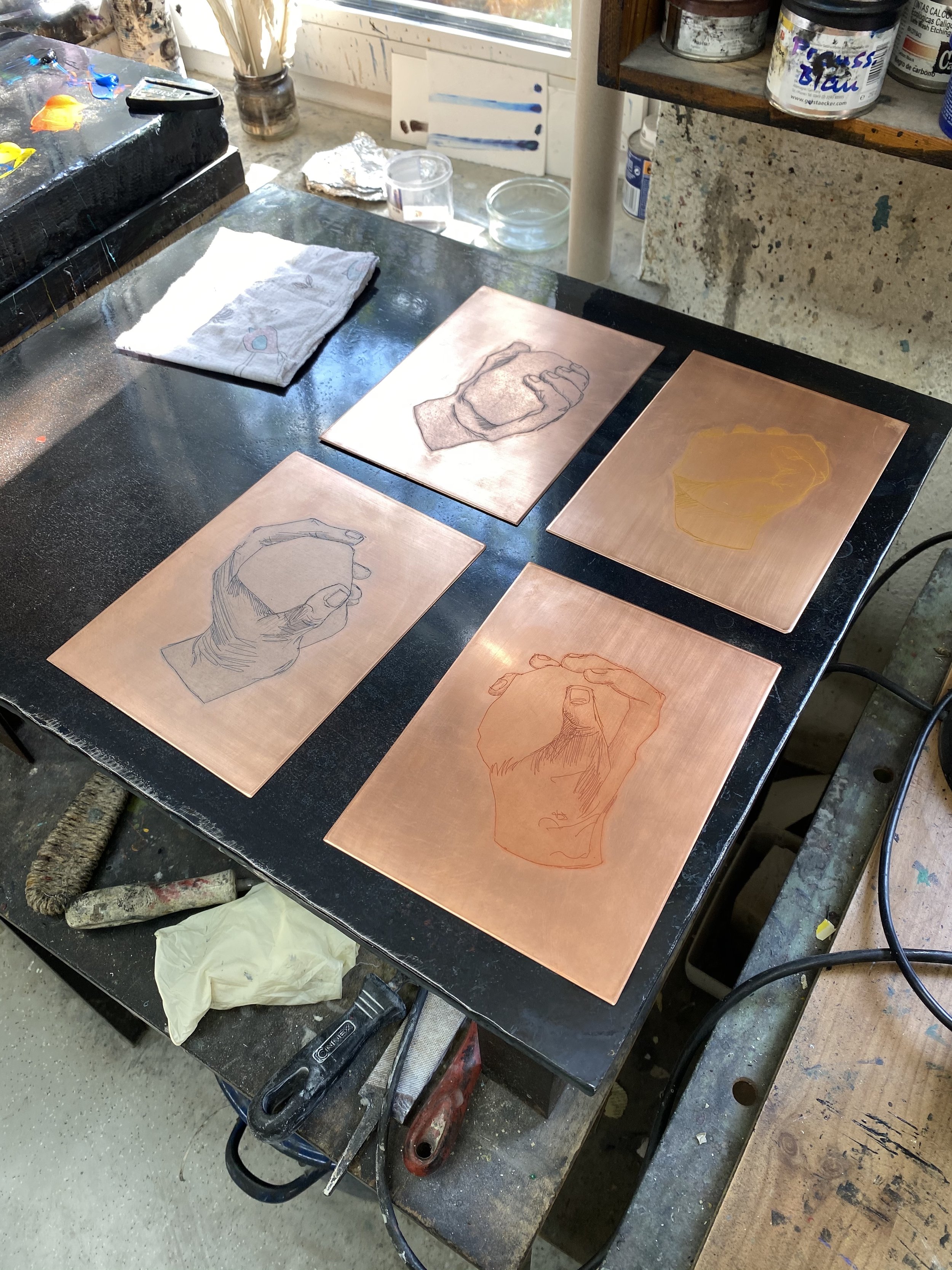 Etching Copper - Traditional and Experimental approaches 2/6