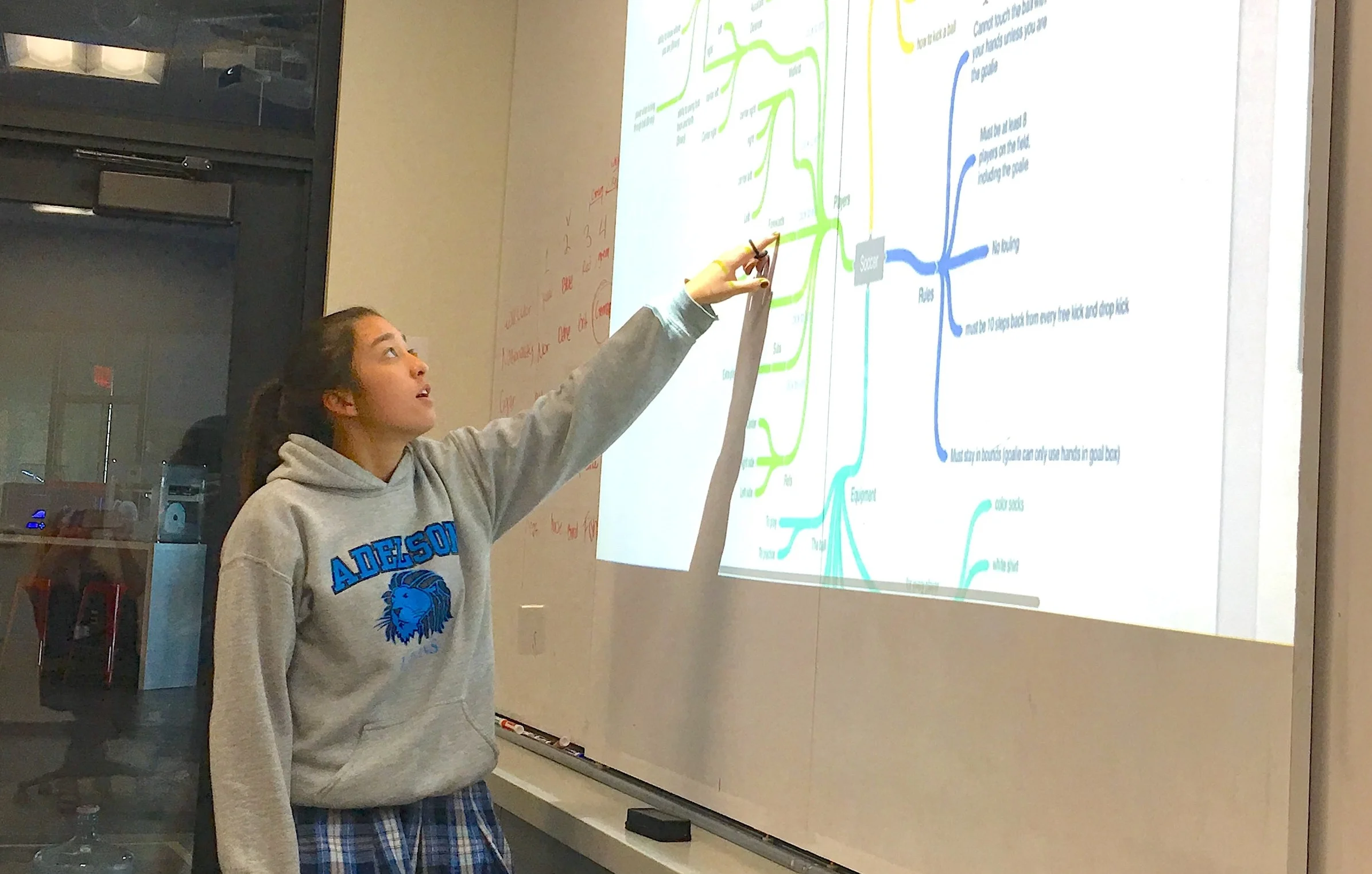 Leanne's Soccer Abstraction