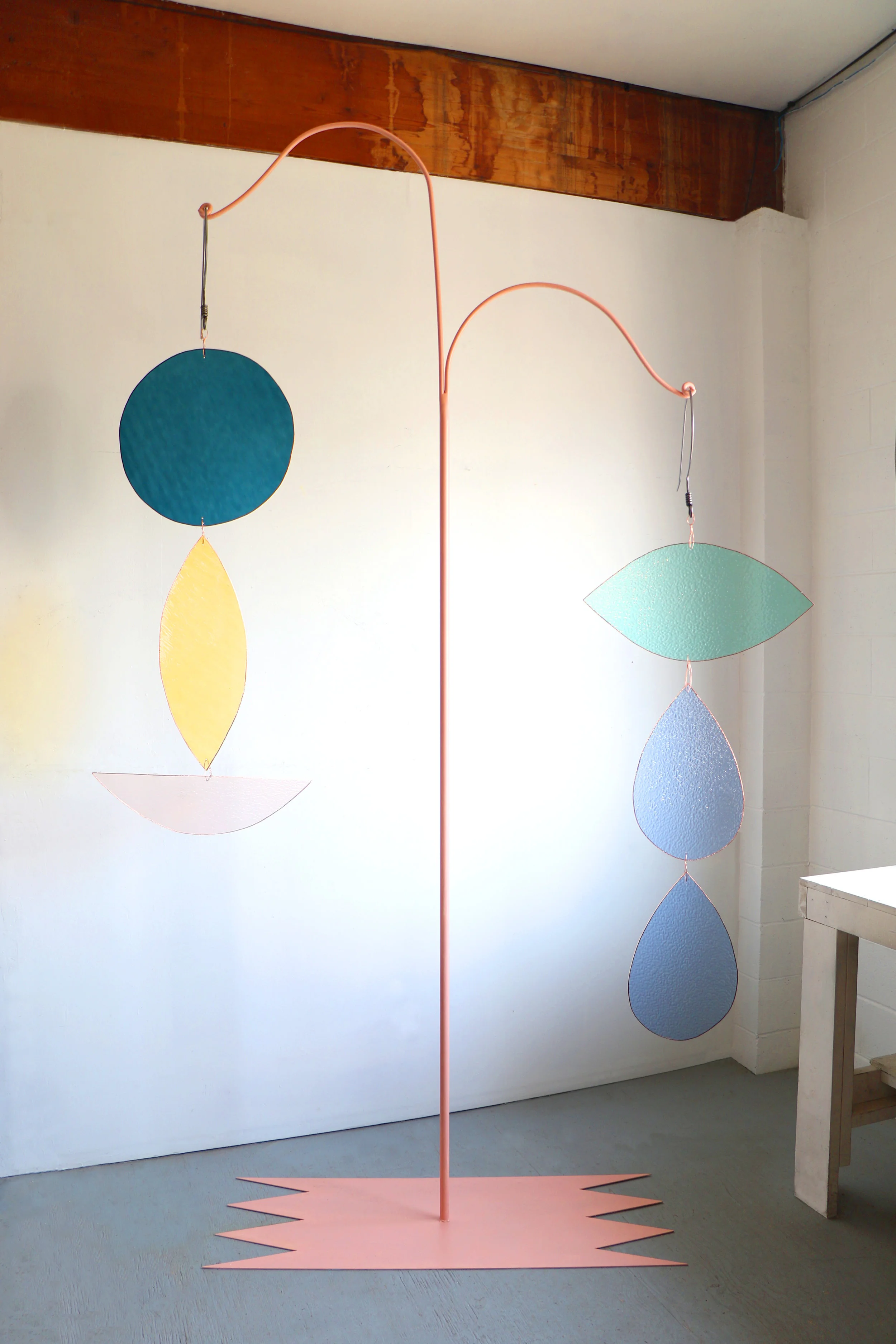 Vanessa Brown, Stained Glass Earrings + Stand , 2018. Courtesy of the artist. LINK HERE: http://www.localdropmag.com/featured/the-greatest-stories-ever-told-summer-at-the-esker-foundation/