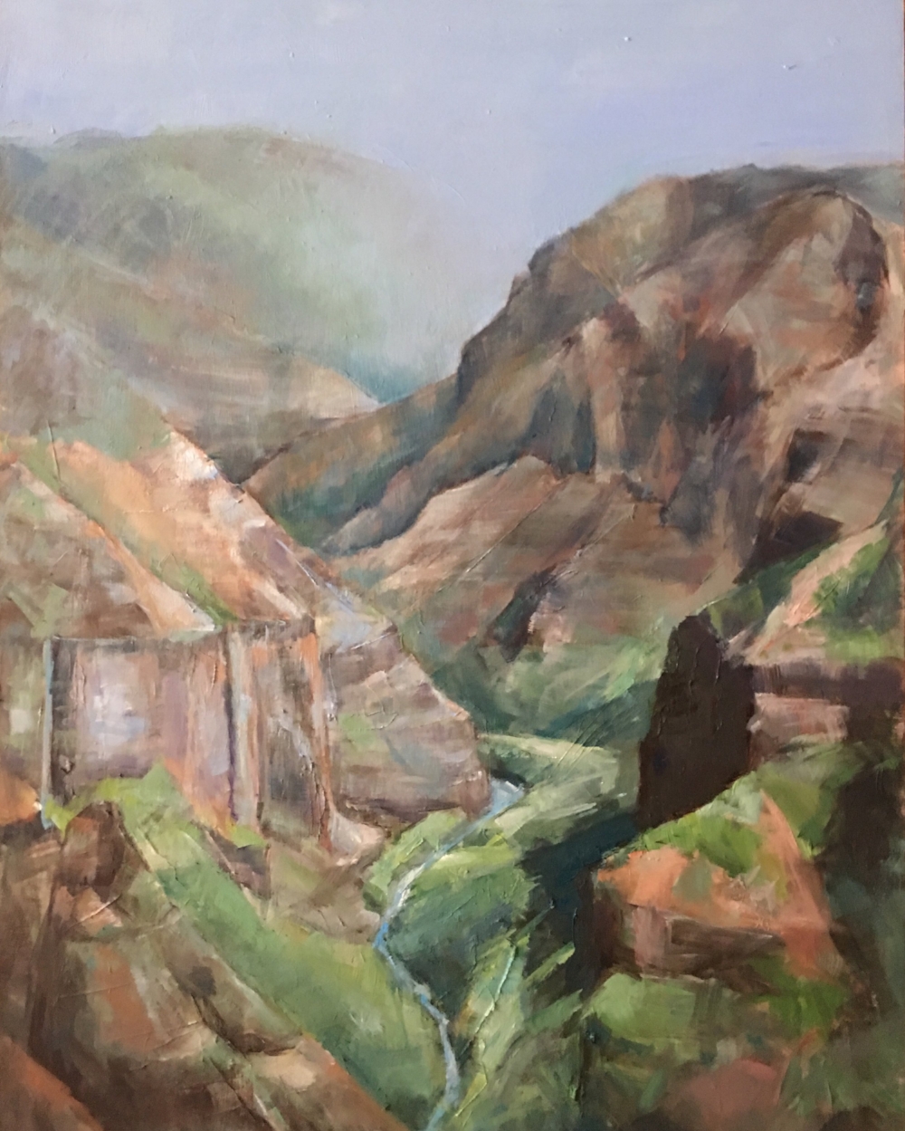 Waimea Canyon - Kauai, HI 2016 - oil on panel - 18 x 24 inches (sold)