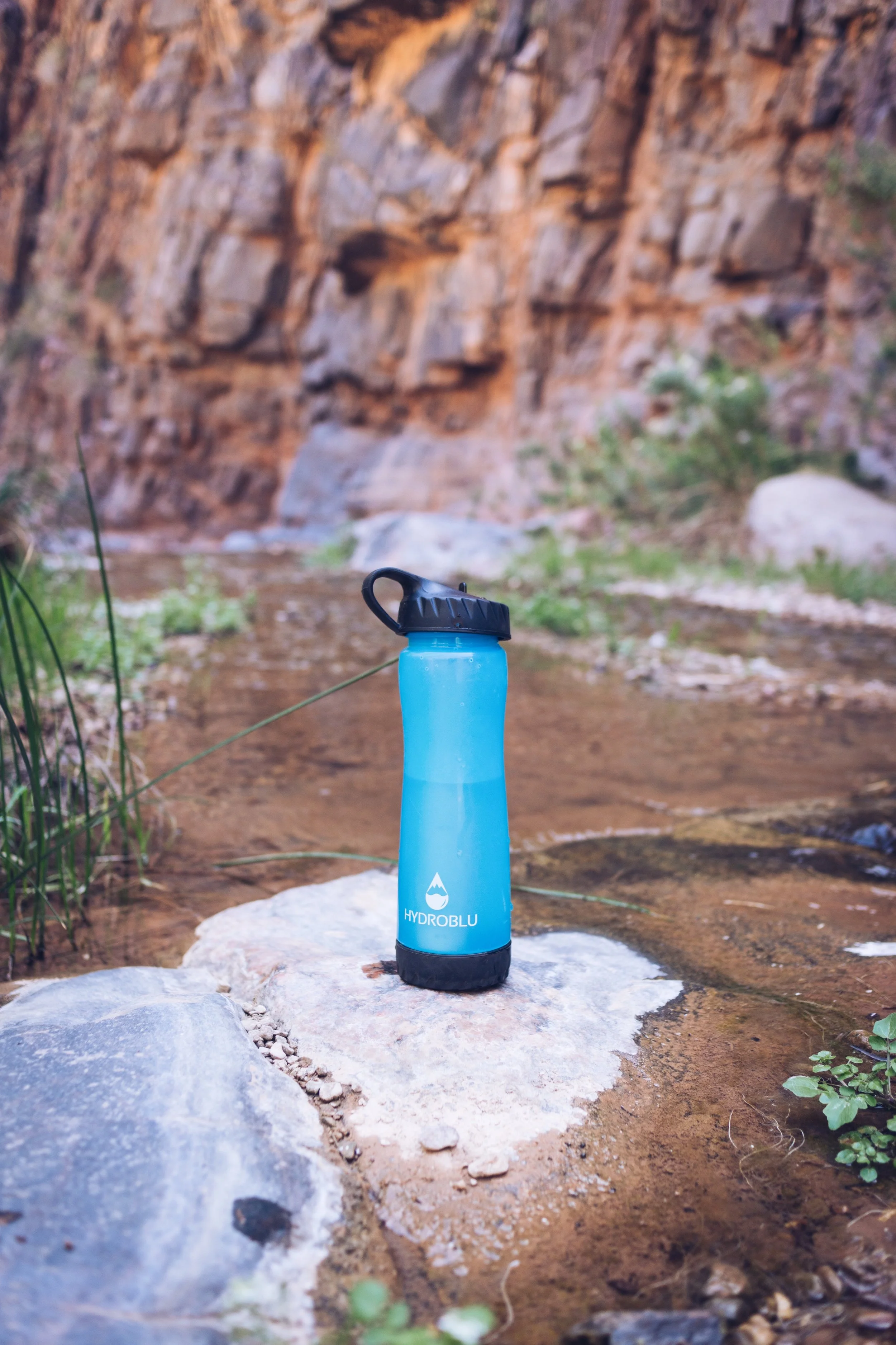 HydroBlu bottle - a great tool to have on a hike like this