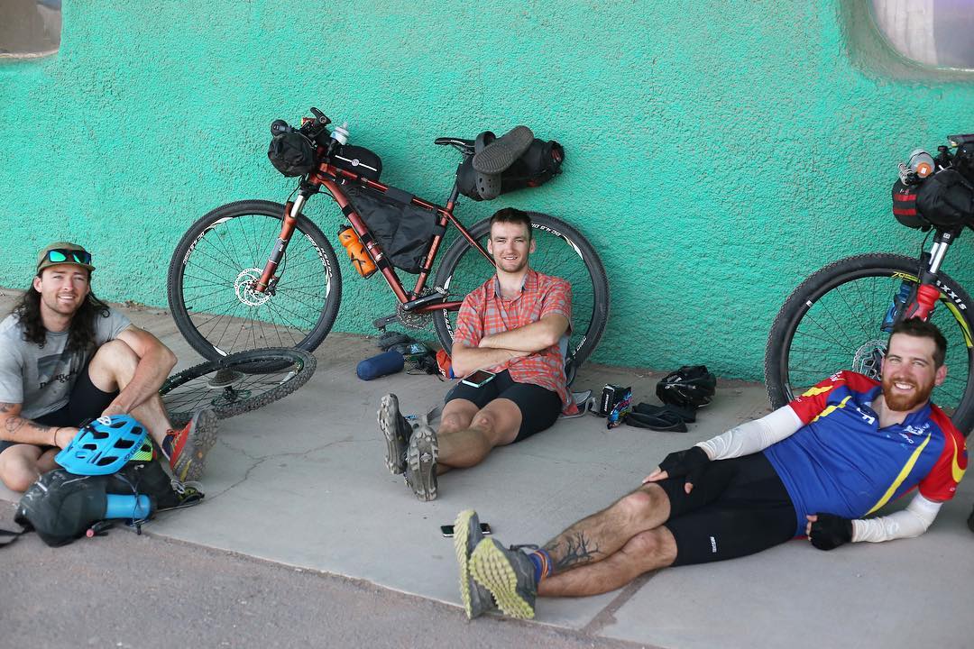 Dio snapped this of us - smiling through our defeat