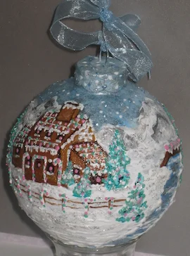 Gingerbread House Scene