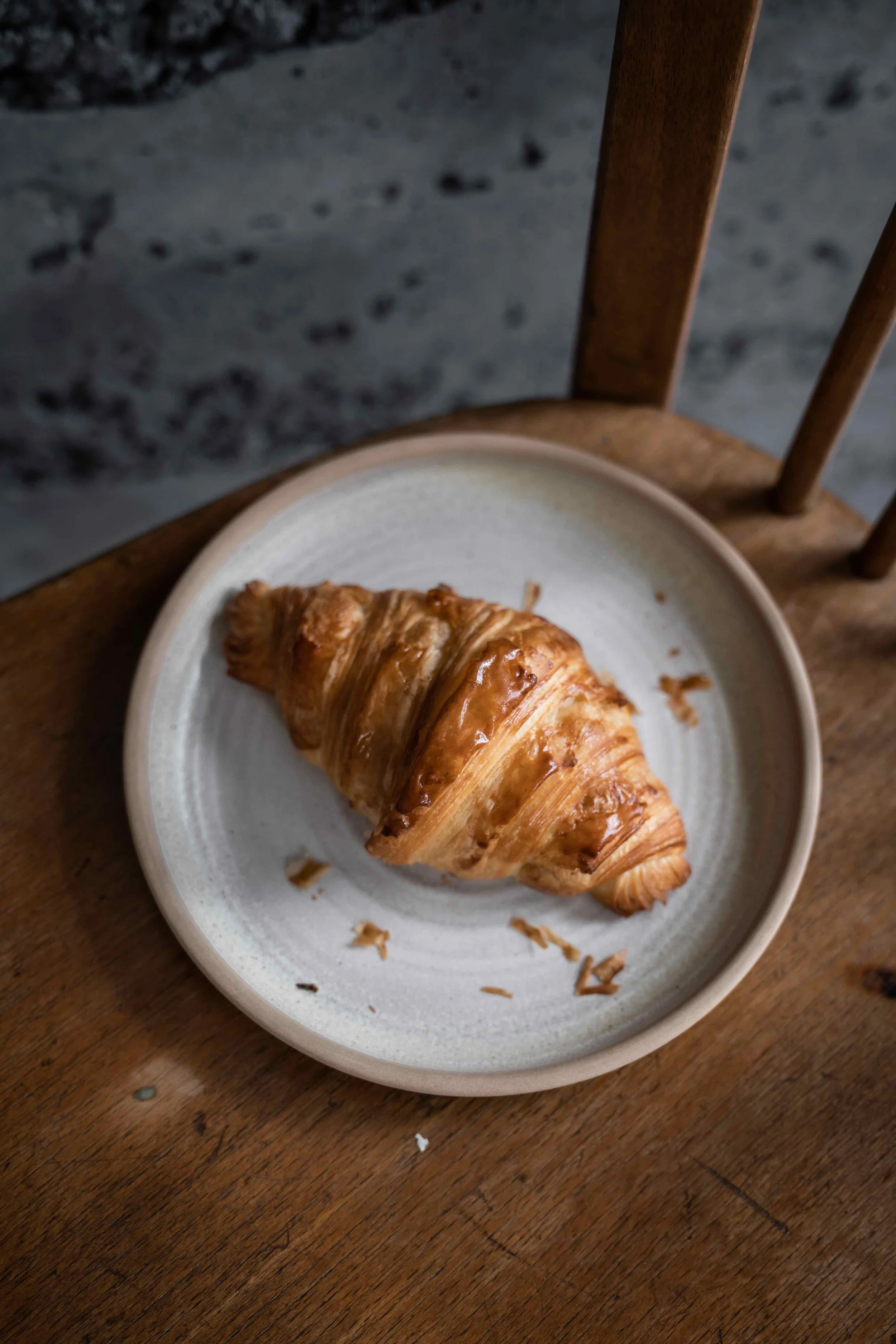 Croissant miel levain