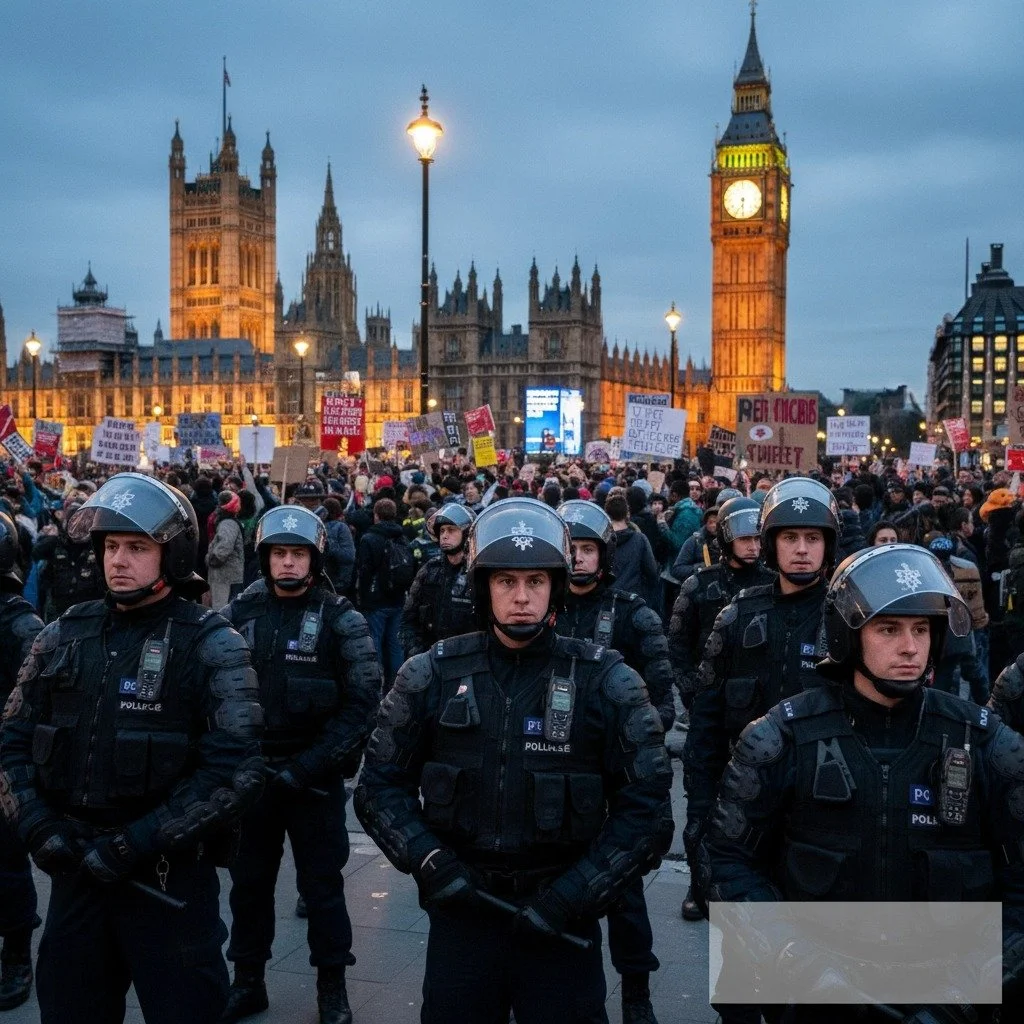 ICYMI: The UK government is set to expand police powers to address repeated protests, following a wave of pro-Palestinian rallies. Under new proposals, police could factor in the cumulative impact of demonstrations and apply tougher restrictions, as 