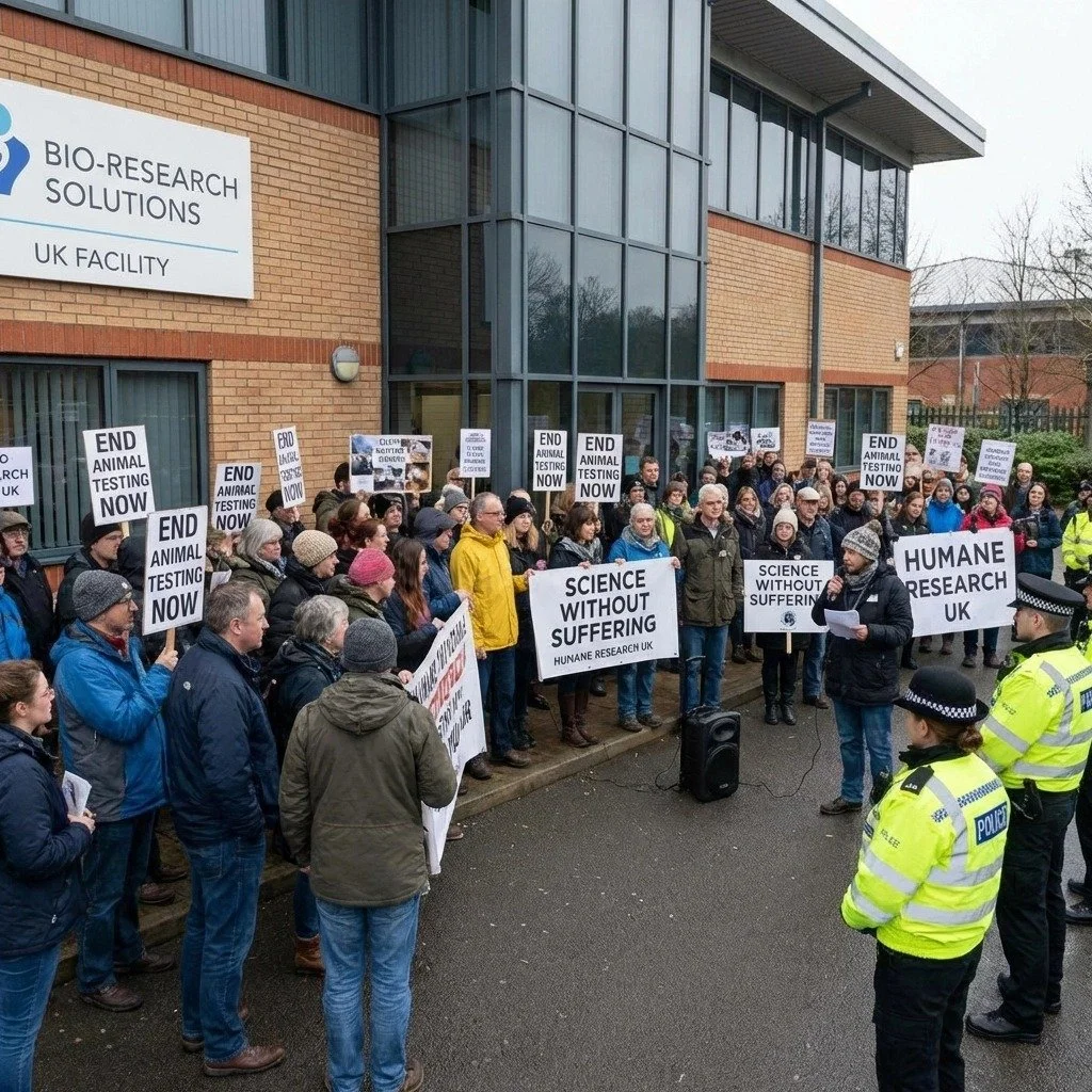 Should protests outside animal testing labs be banned? MPs are split as Parliament debates new measures, with Labour rebels warning the move could threaten British protest rights: "It's wrong to erode civil liberties under the guise of public or