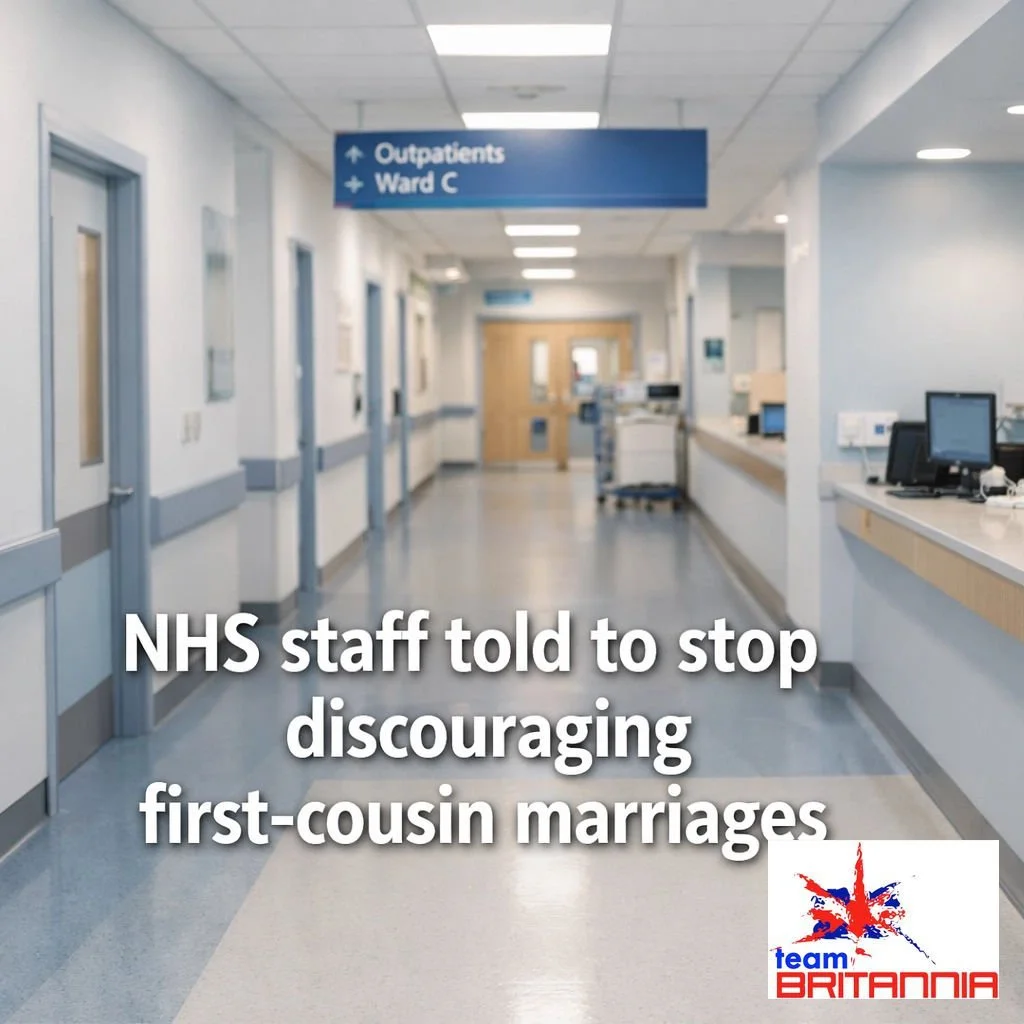 New NHS guidance has advised medical staff to move away from a "blanket" approach to discouraging first-cousin marriages. The National Child Mortality Database suggests that such practices should not be automatically discouraged, sparking a
