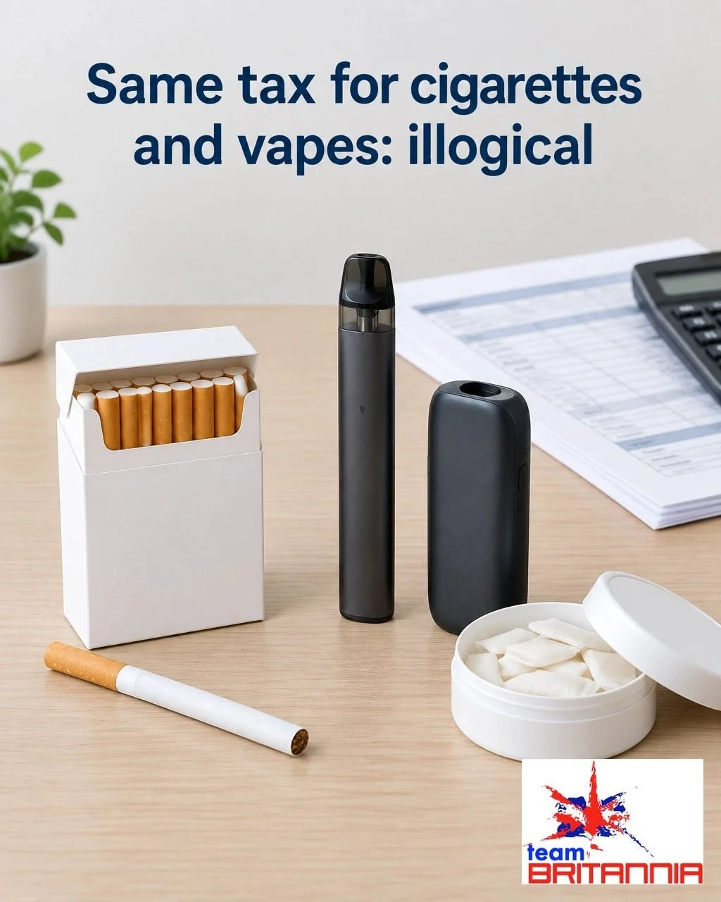 SANT plan taxes cigarettes, vapes and pouches alike, while alcohol gets a label. Illogical and fails consumers.

Read in full here: https://parliamentnews.co.uk/illogical-cancer-plan-will-tax-all-nicotine-products-the-same-while-only-labelling-the-ca