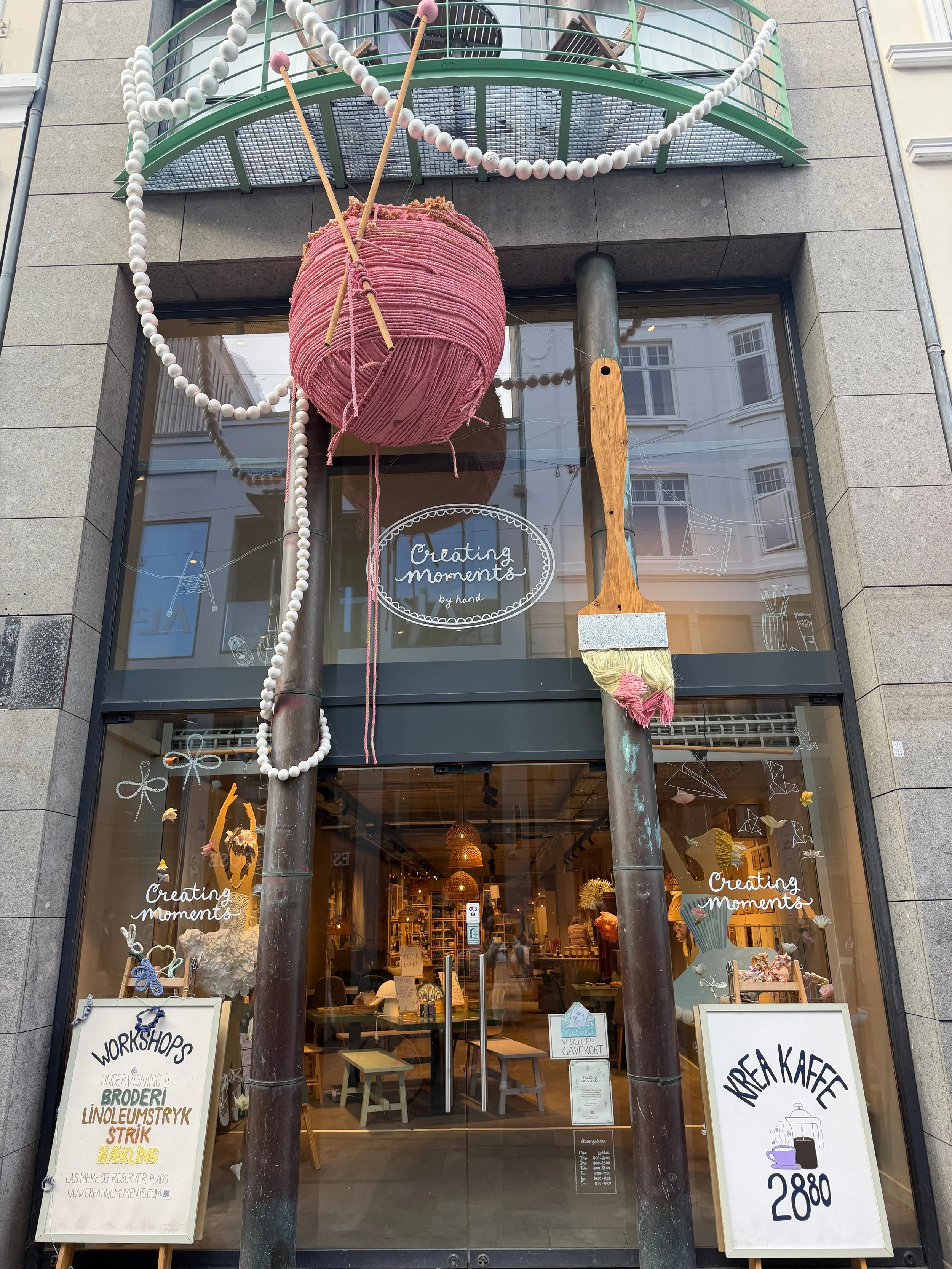 And of course, the yarn store! 😂