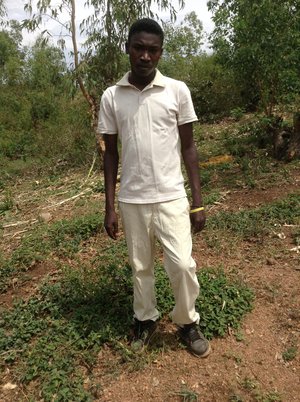 Peter Ntawangamwabo Born in 1998 Peter is the second eldest of 5 children. His dad passed away and his mom struggles to provide for the family. He managed to finish P. 6 but is unable to go to high school due to the family’s poverty. Their house is barely liveable with no amenities such as; beds, mattresses or blankets. With your help Peter can enroll in high school and offer hope to him and his family
