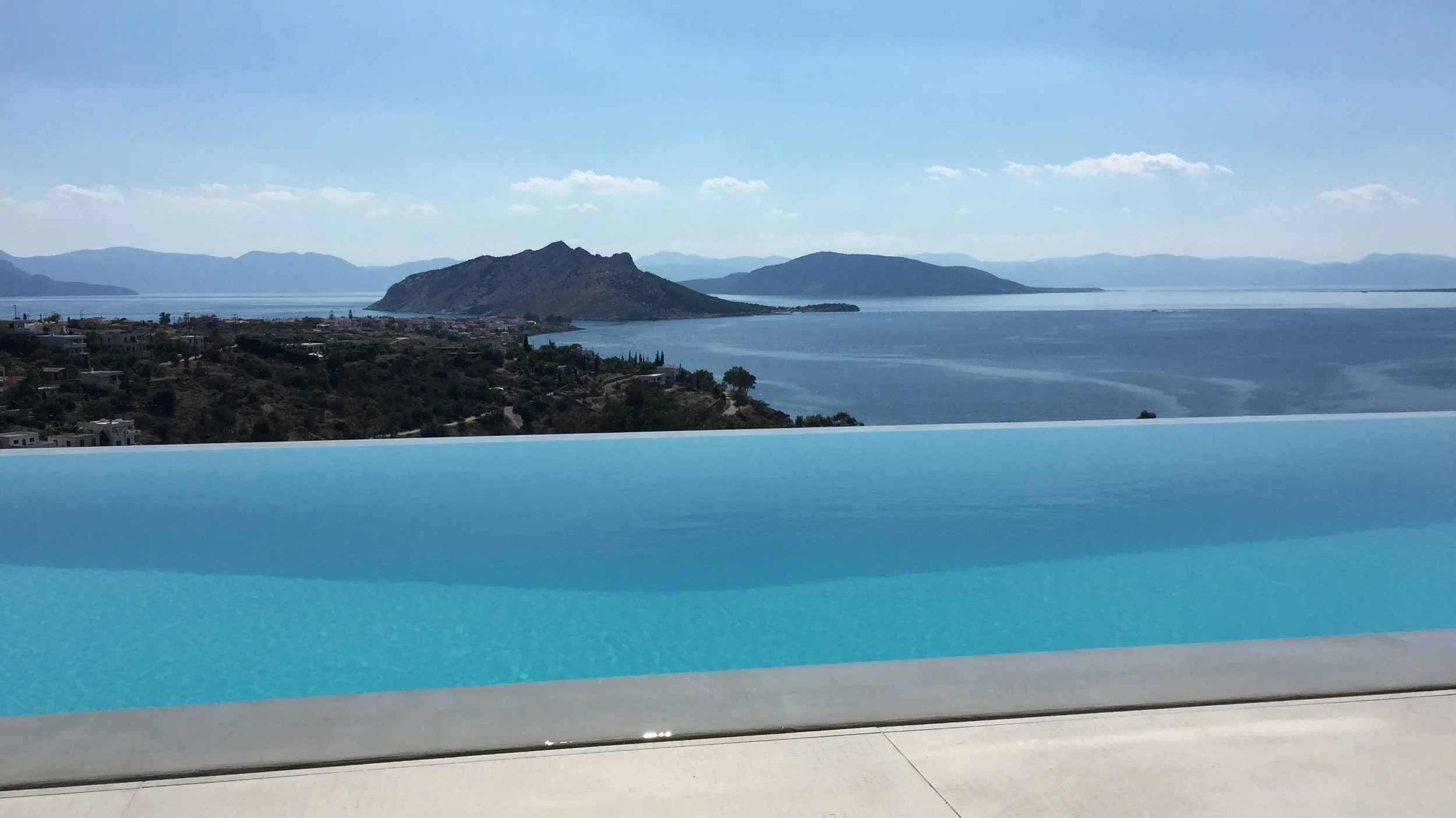 18m x 5m infinity pool & pool shower