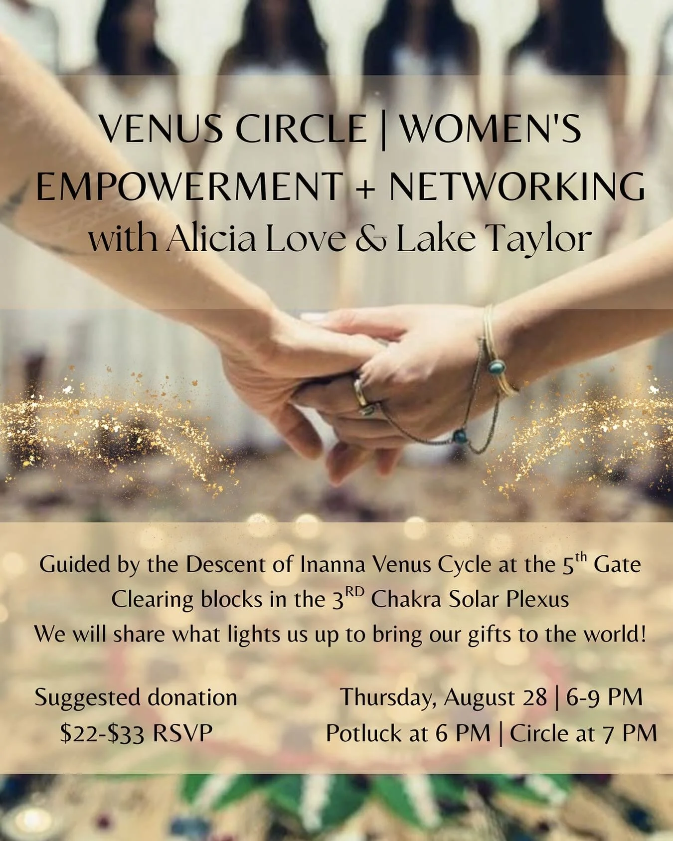 Today Venus met with La Luna in the Eastern Sky just before sunrise ✨🌙 brining us into the 5th Gate of the Descent of Inanna Mythos. 

In our Mystic Venus Circles we honor the chakra that Venus is activating in her 18 month cycle of surrender and re