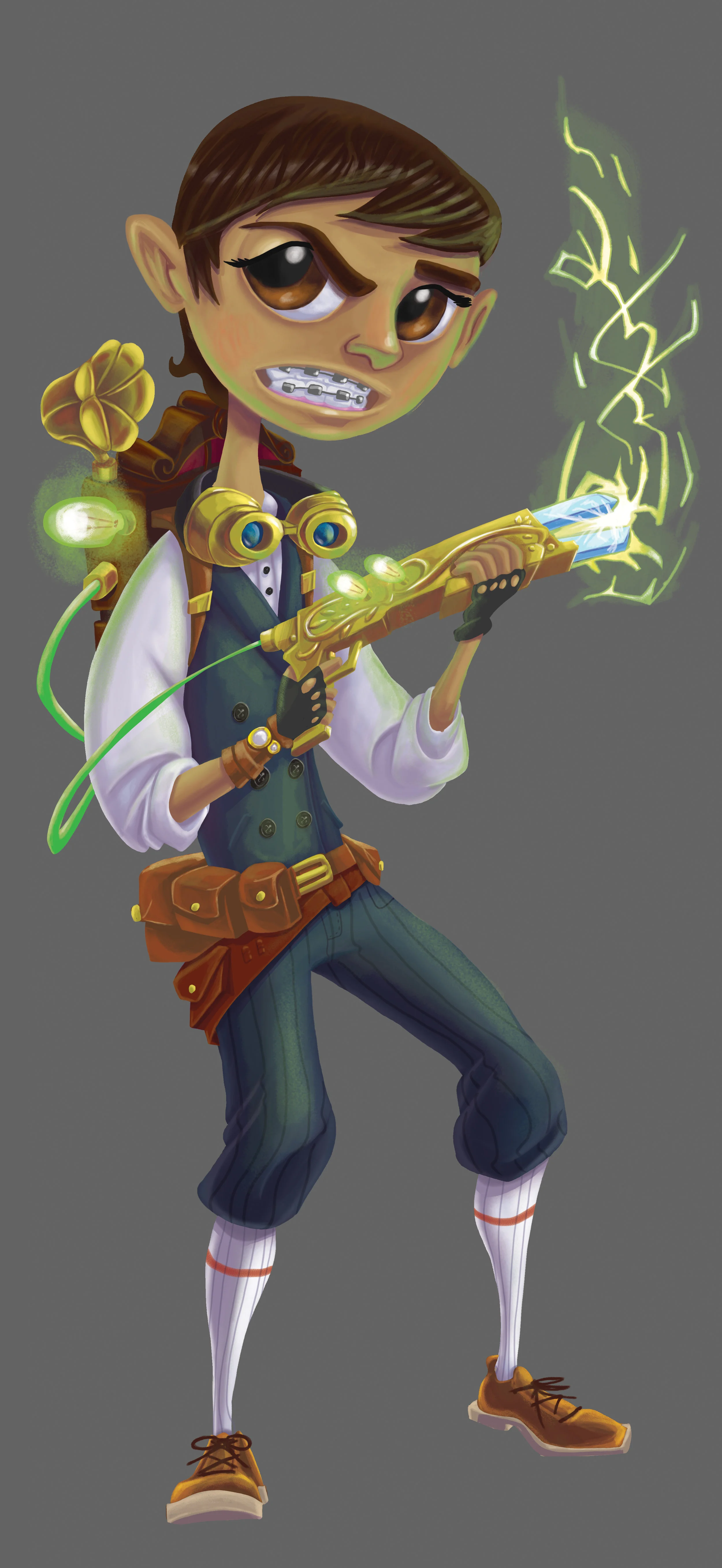 Steampunk Andrew ready for battle!