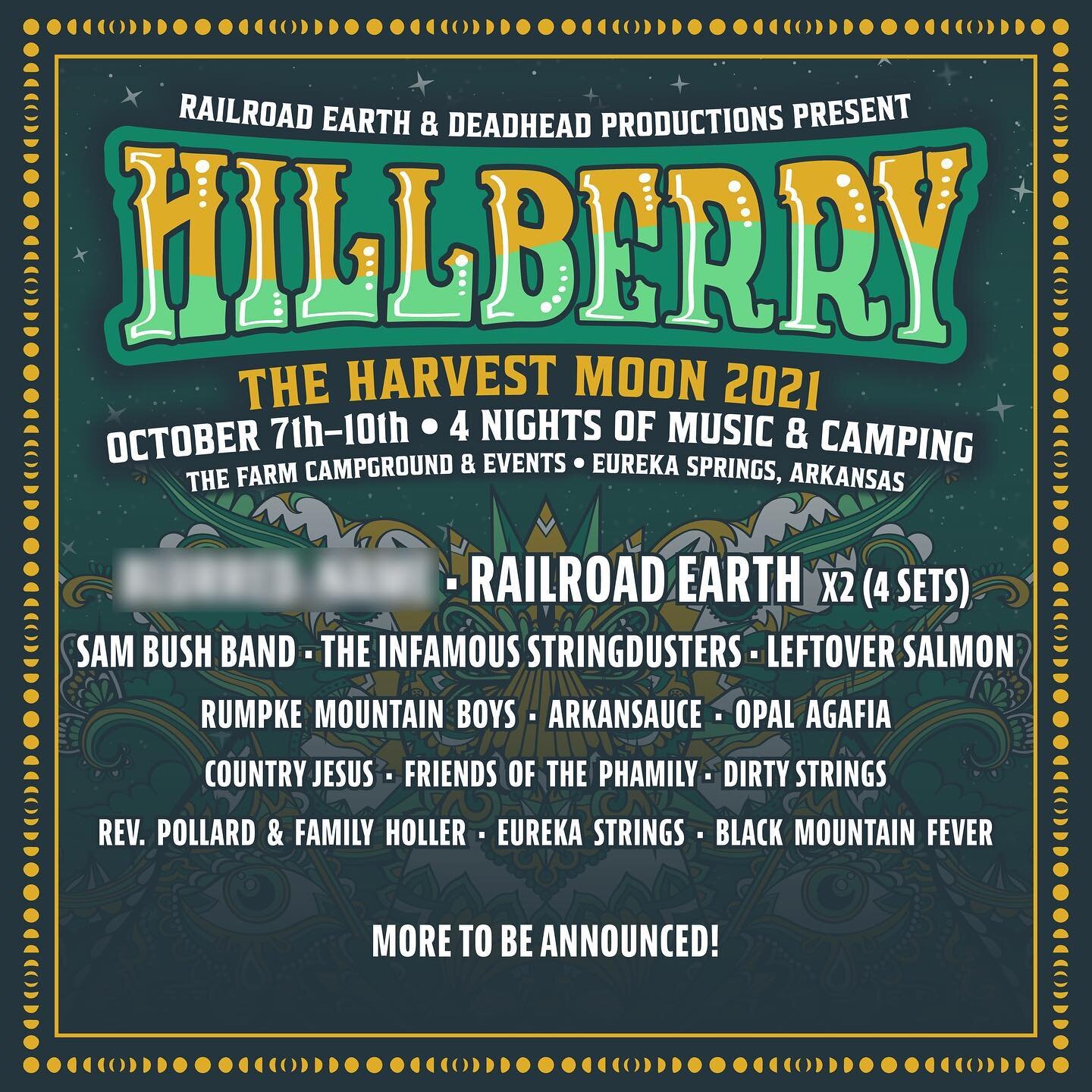 Sam is headed to the @hillberryfestival this October at the @thefarmcampgroundevents in Eureka Springs, Arkansas! More of the lineup to be announced! Tkts &amp; info here: https://stubs.net/event/3580/hillberry-music-festival-10-7-10-10-21
 
#sambush