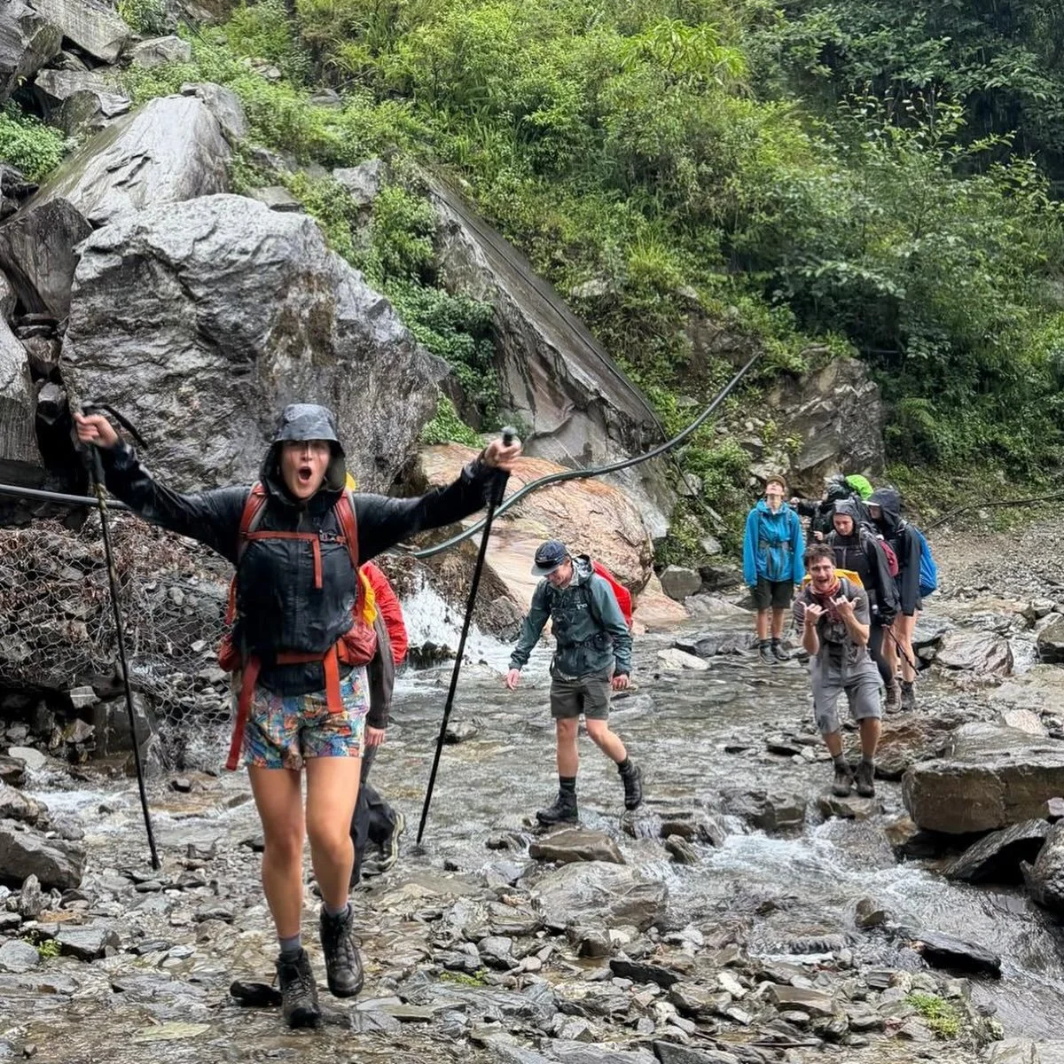 Our first update from the team in Nepal!

The first couple of days were spent in Kathmandu, where students became acquainted with the other team members, visited cultural sites and temples, and prepared for their trek through the Himalayas.

The has 
