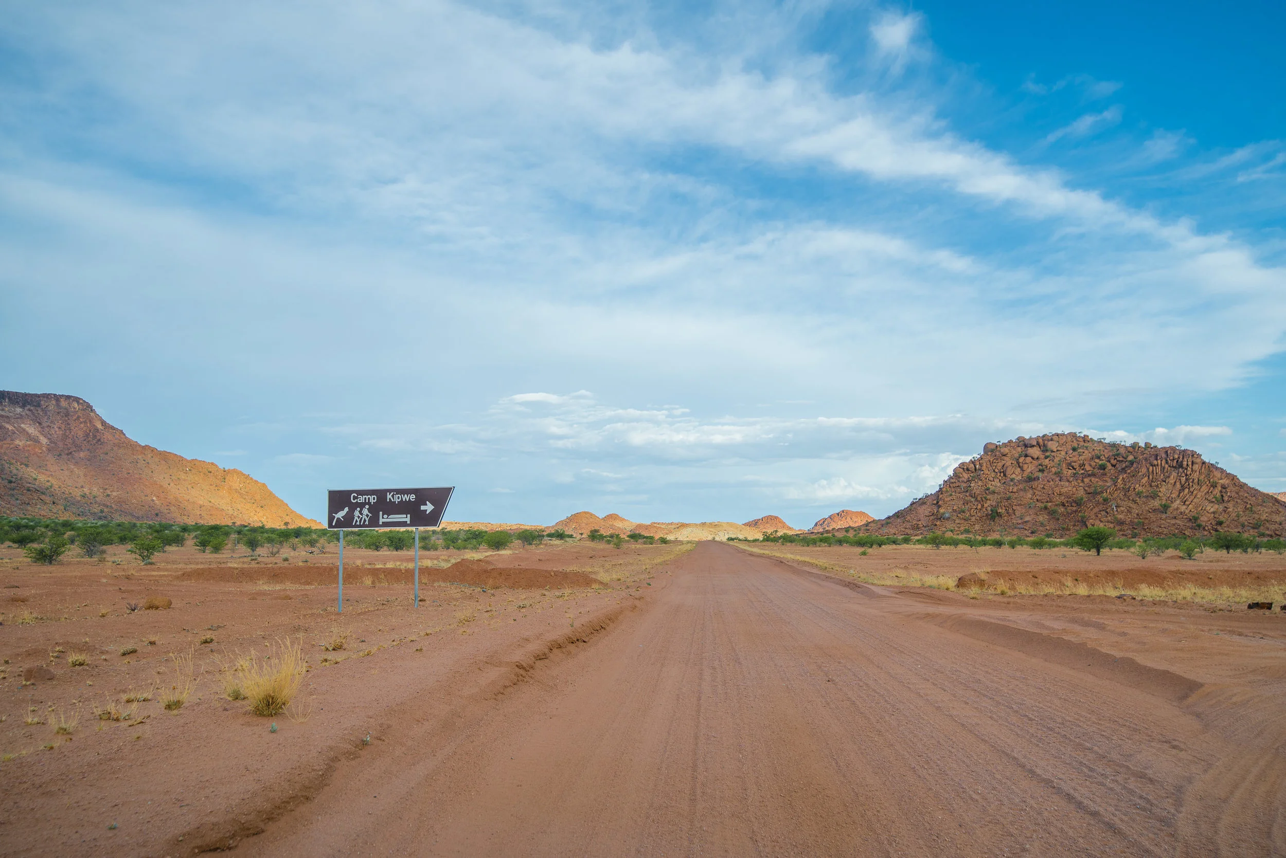Could it really be? The promised land: Camp Kipwe, Damarland, Namibia.