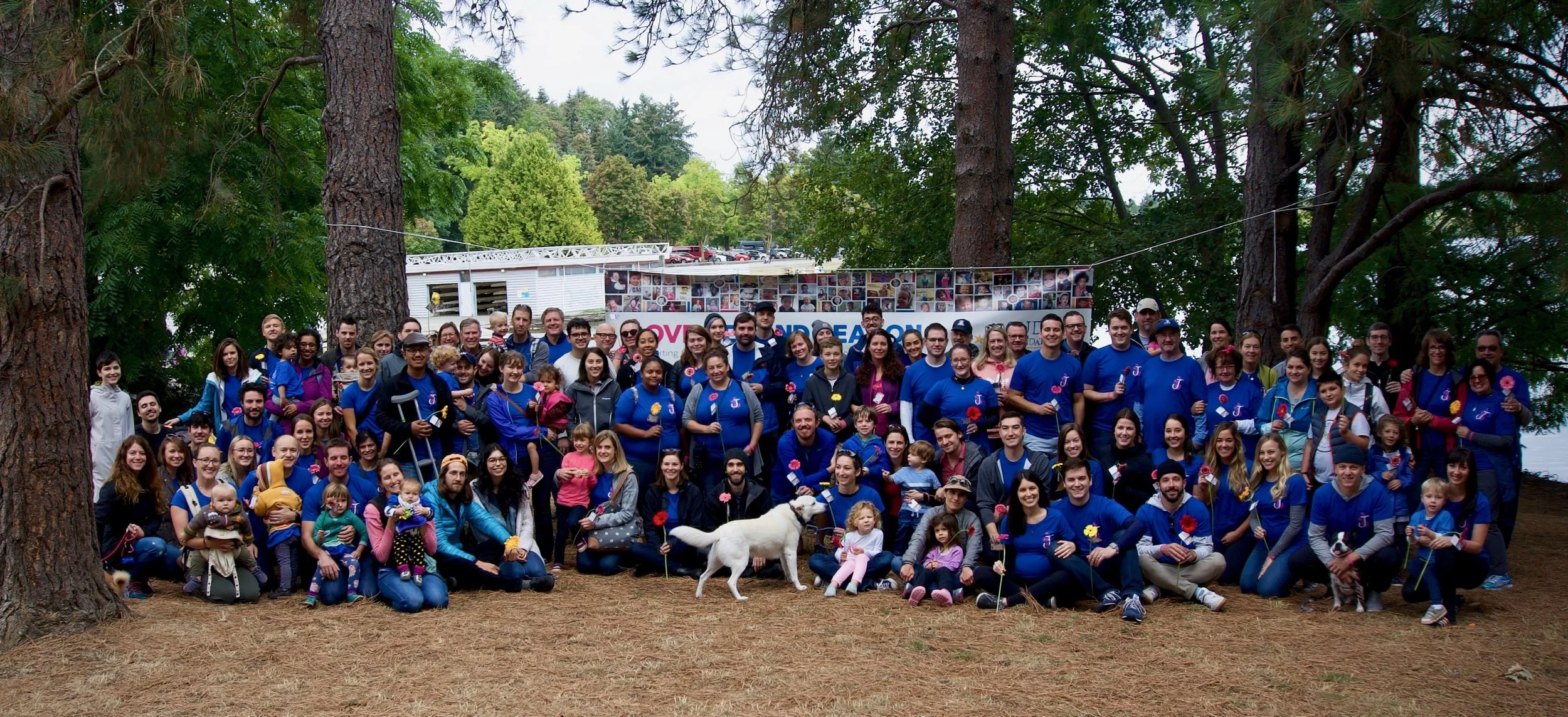 In Seattle, we had about 100 of Jackson’s friends and family together for the walk.