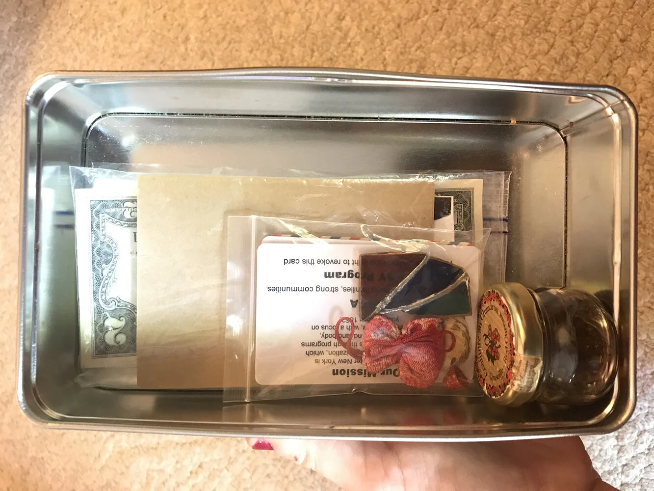 This inspired me to complete a dead drop I had been working on at my parents’ house in Wisconsin for years, and had been thinking about for even longer. It was also partially a time capsule, with some personal effects, and a photo album with some in…