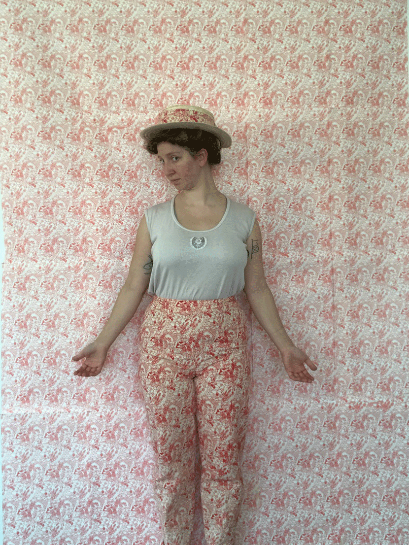 The full suit! Each piece was uncomplicated to sew, perhaps the most complicated (and best fitting) garment being the lined vest. The jacket was deceivingly simple. I also used leftover fabric to fashion a bow tie and hat band. It was clear from the…