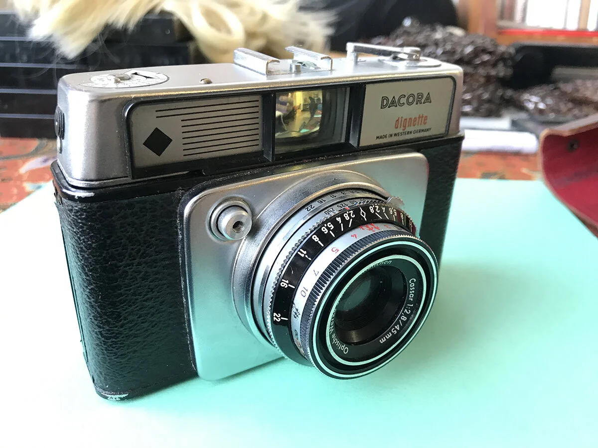 I was also lent some actual slide images from C. Rodmore, which made testing out the projector a lot more exciting than looking at blank slides. I did test out the writeable slide as well, which was fun (seeing how my tiny handwriting from different…