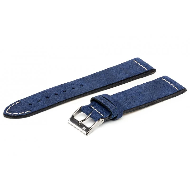 Colareb Spoleto Leather Watch Strap Dark Blue