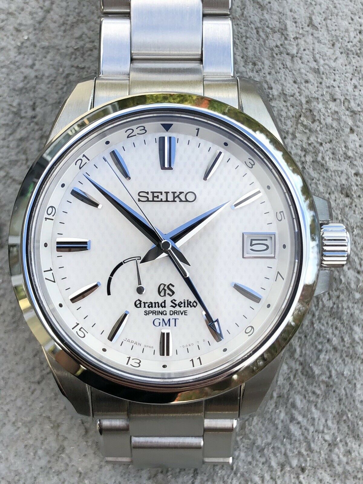 Seiko Grand Seiko SBGE009 9R66 Spring Drive GMT - 2012 — WATCH VAULT