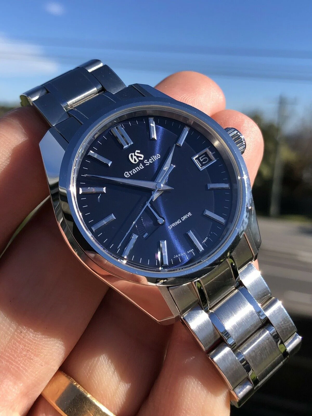 Seiko Grand Seiko SBGA375 Blue Dial 2019 WATCH VAULT