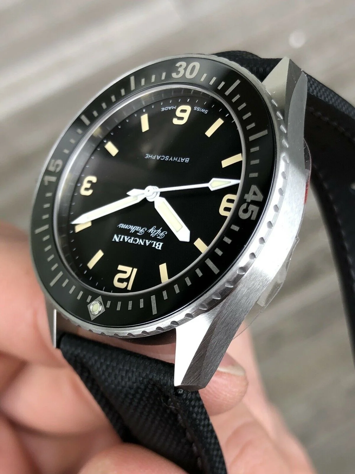 Blancpain Fifty Fathoms Bathyscaphe Limited Edition for HODINKEE - Brand New (4).jpg