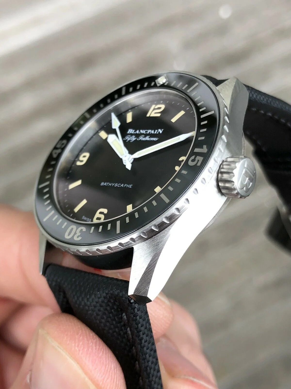 Blancpain Fifty Fathoms Bathyscaphe Limited Edition for HODINKEE - Brand New (6).jpg