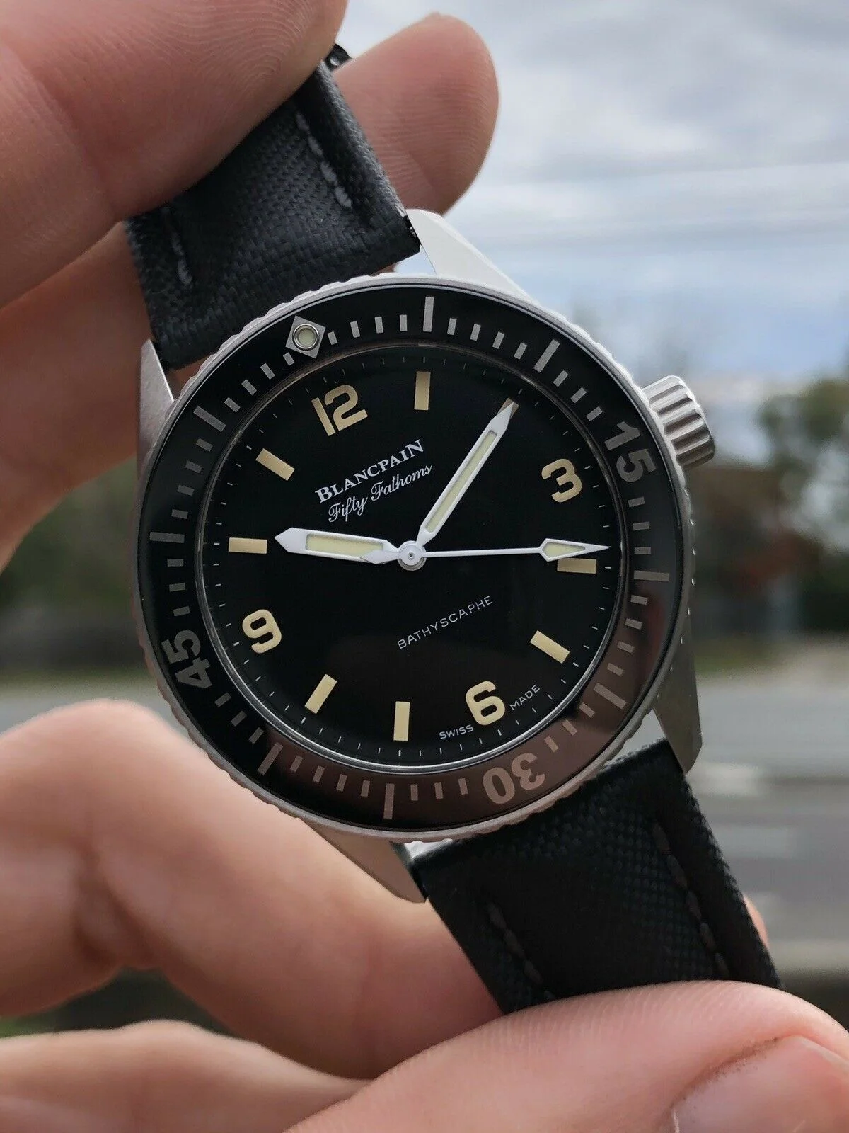 Blancpain Fifty Fathoms Bathyscaphe Limited Edition for HODINKEE - Brand New (11).jpg