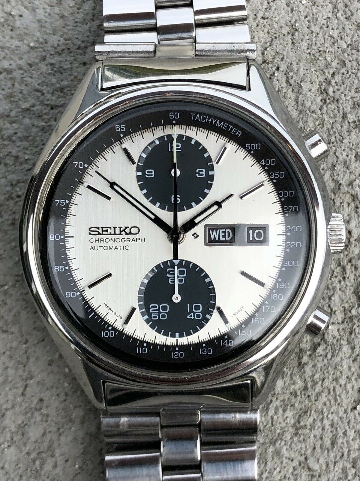 Seiko Panda Flyback Chronograph 6138-8020 - 1973 — WATCH VAULT