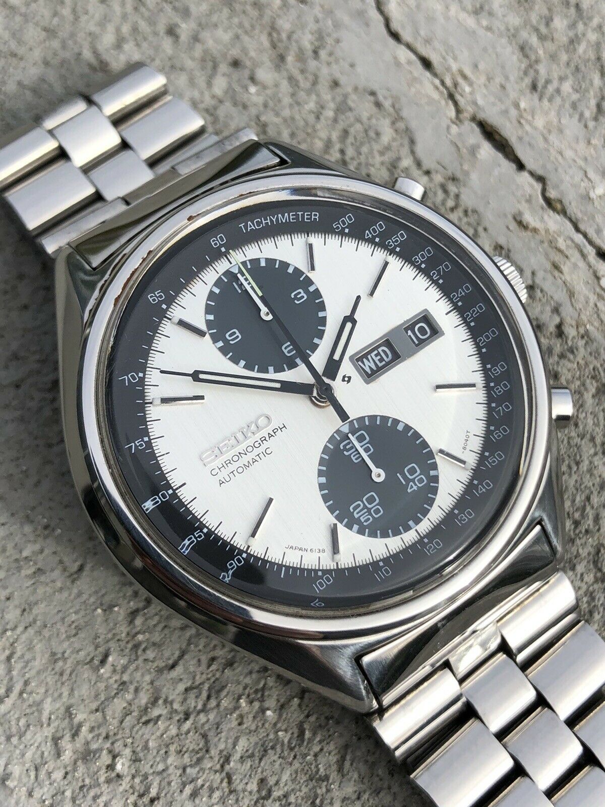 Seiko Panda Flyback Chronograph 6138-8020 - 1973 — WATCH VAULT