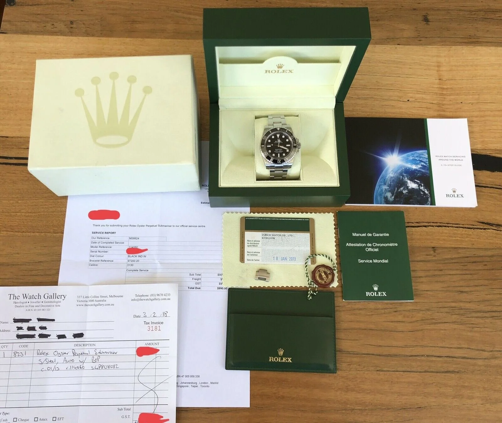 Rolex Submariner 114060 - 2013 - RSC serviced w box and papers Watch Vault (12).jpg