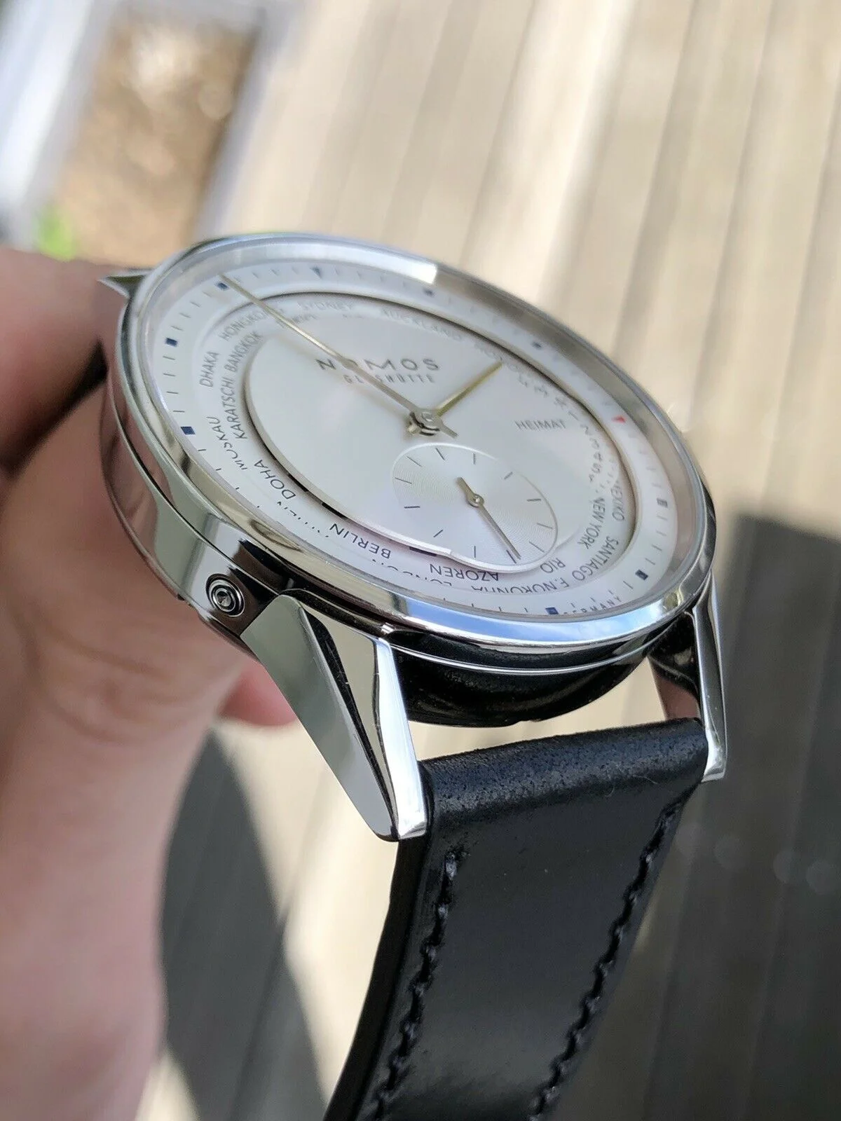 Nomos Zurich Weltzeit World Time 805 - 2013 w box and papers (7).jpg