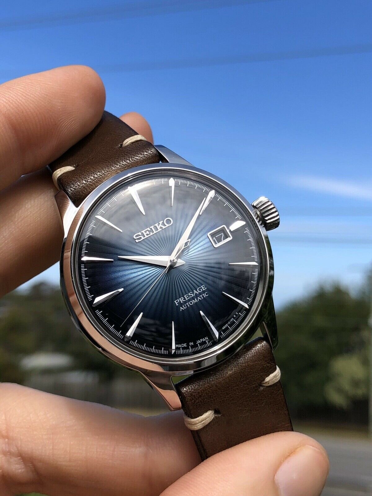 Seiko SRPB41 Presage Blue Moon Cocktail Time — WATCH VAULT