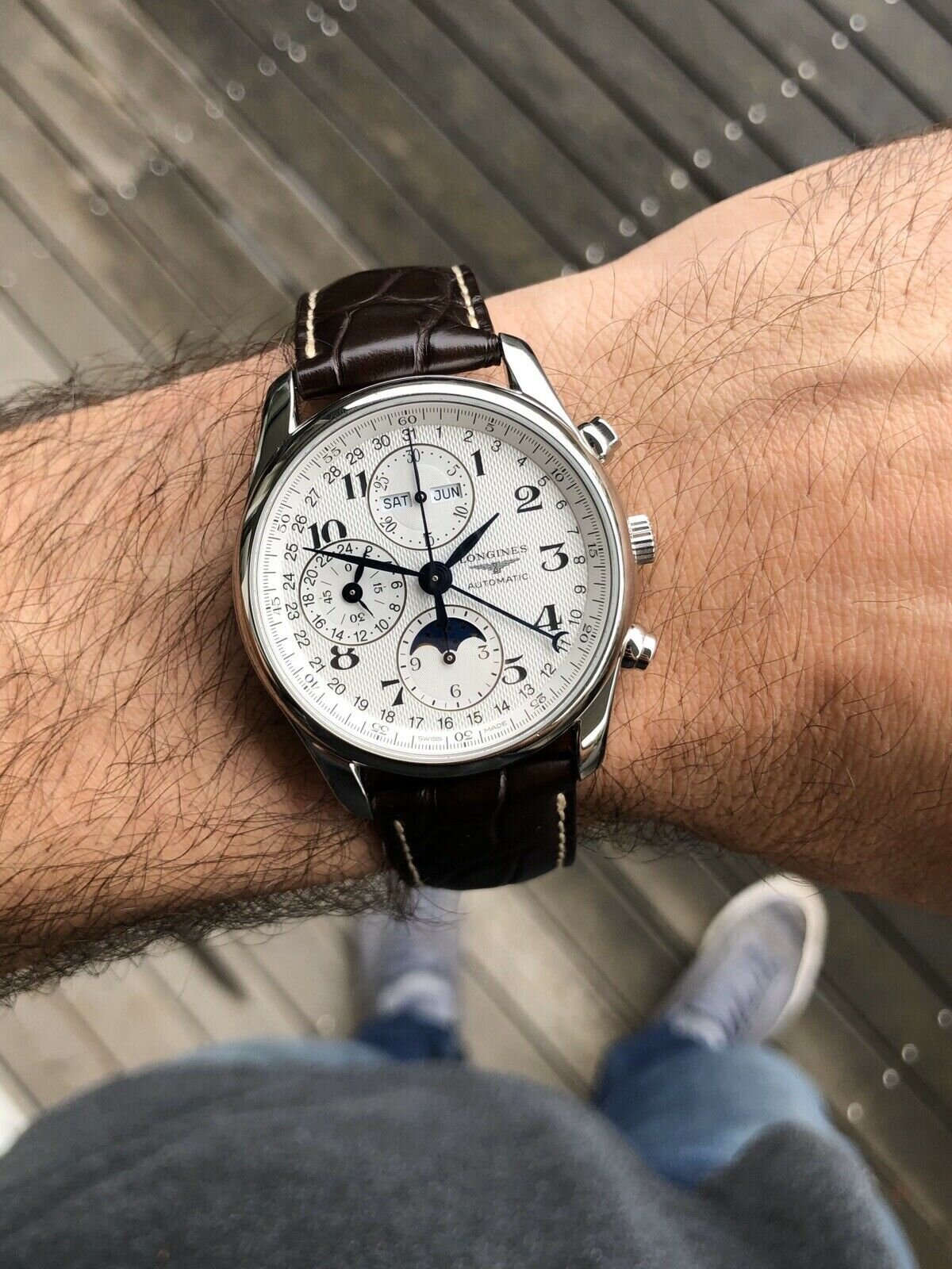 Longines Master Collection 40mm Chronograph with Moon Phase L26734783 ...