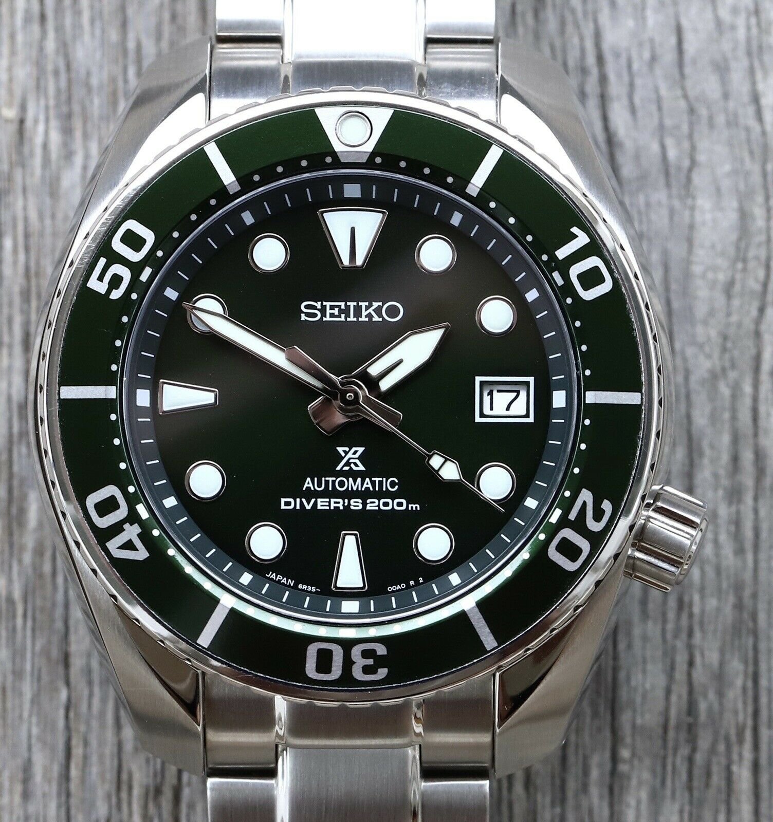 Seiko Prospex Green Sumo Dive Watch SPB103J1 - 2020 — WATCH VAULT