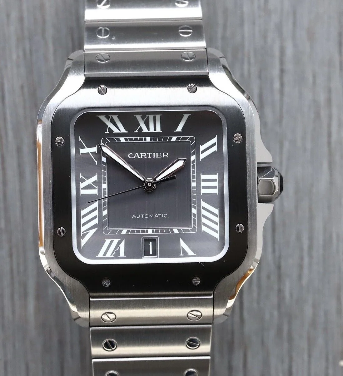 Cartier santos grey Clearance