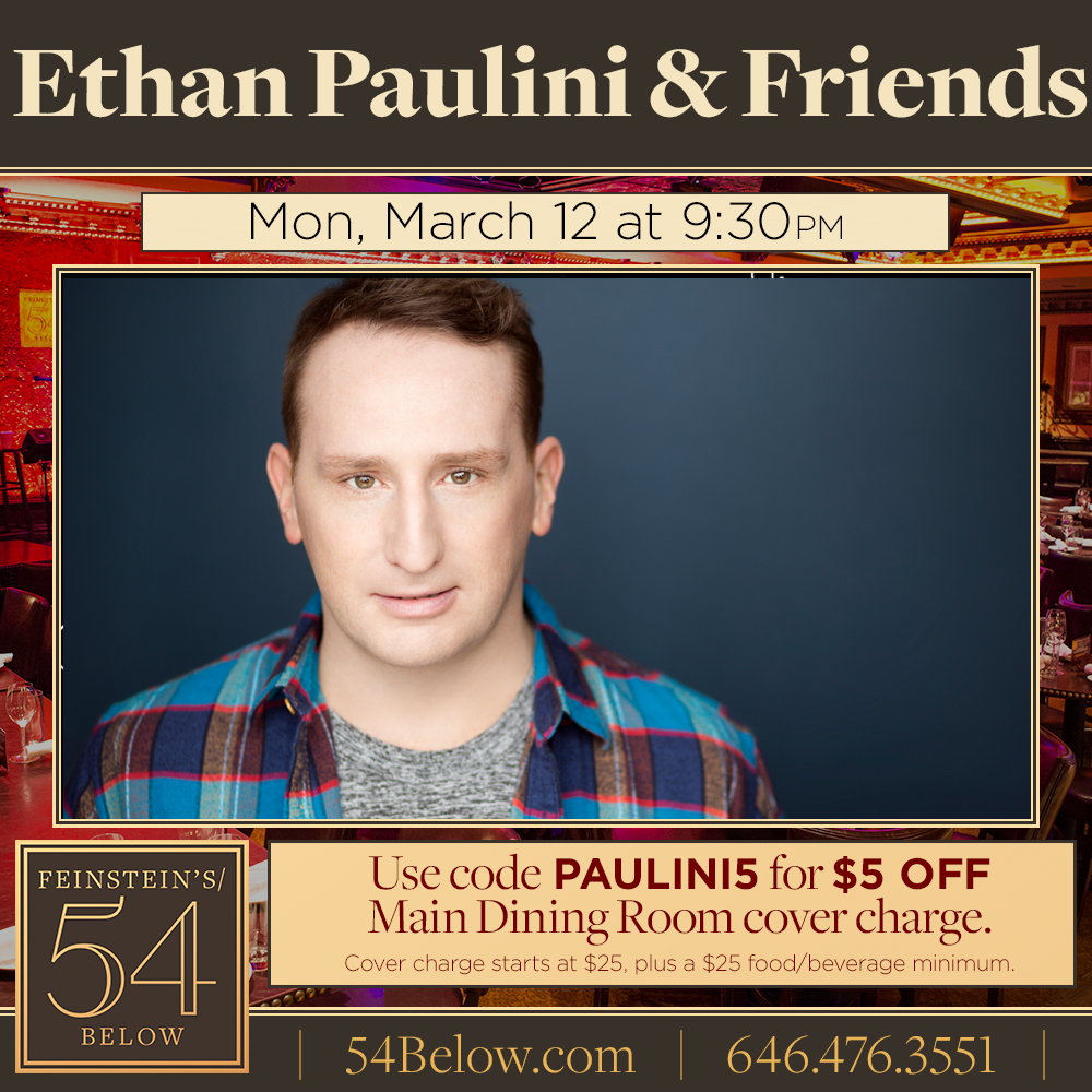 I'm Performing at 54Below on March 12th!