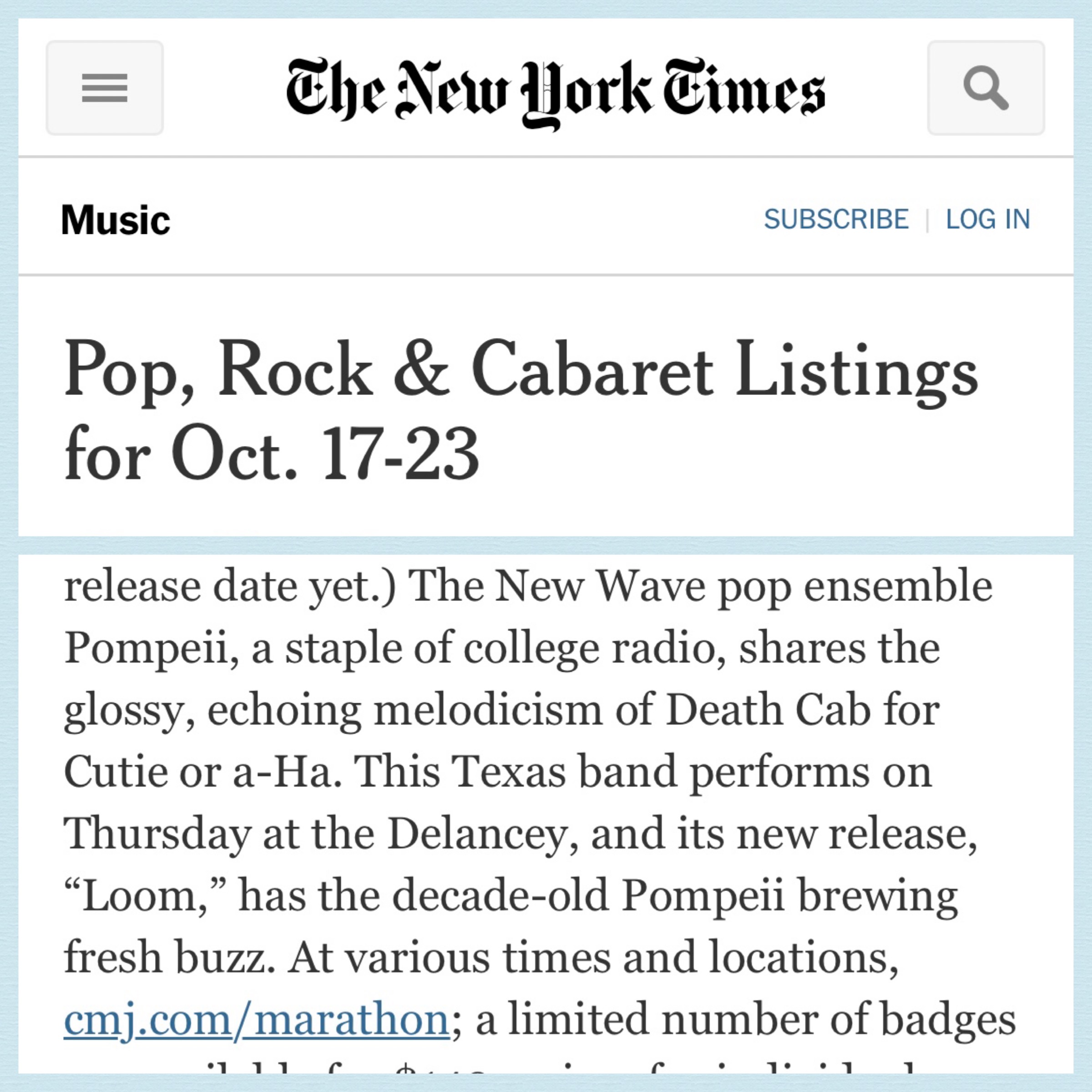 ⇧ Mention in New York Times