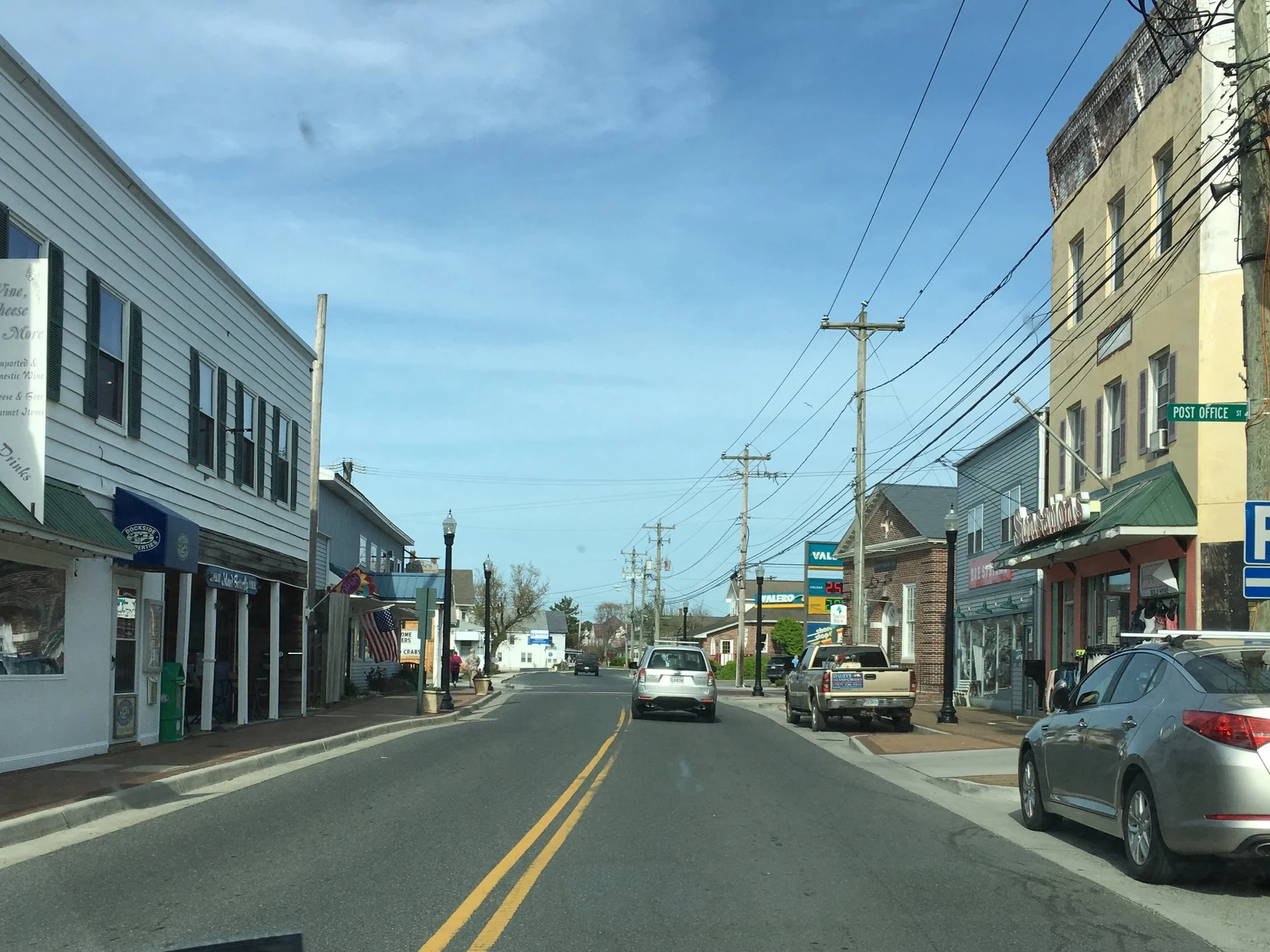 Part of Chincoteague Island’s downtown.