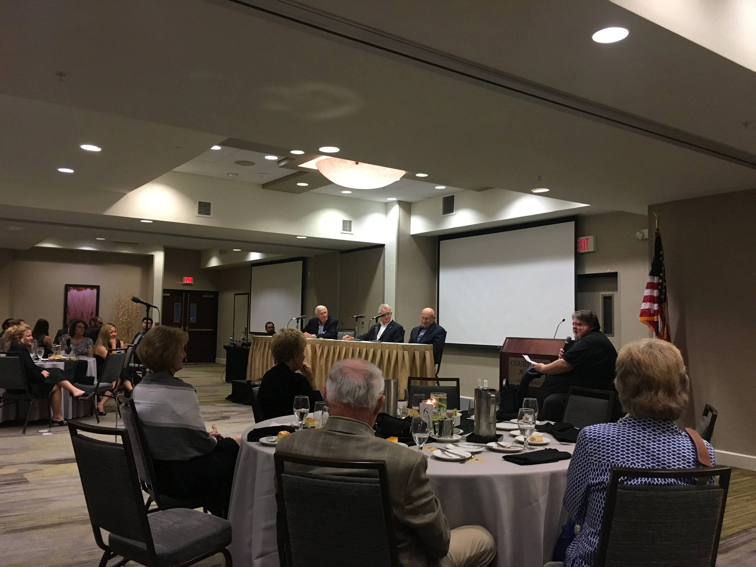 The Space Pioneers Spring Banquet underway.